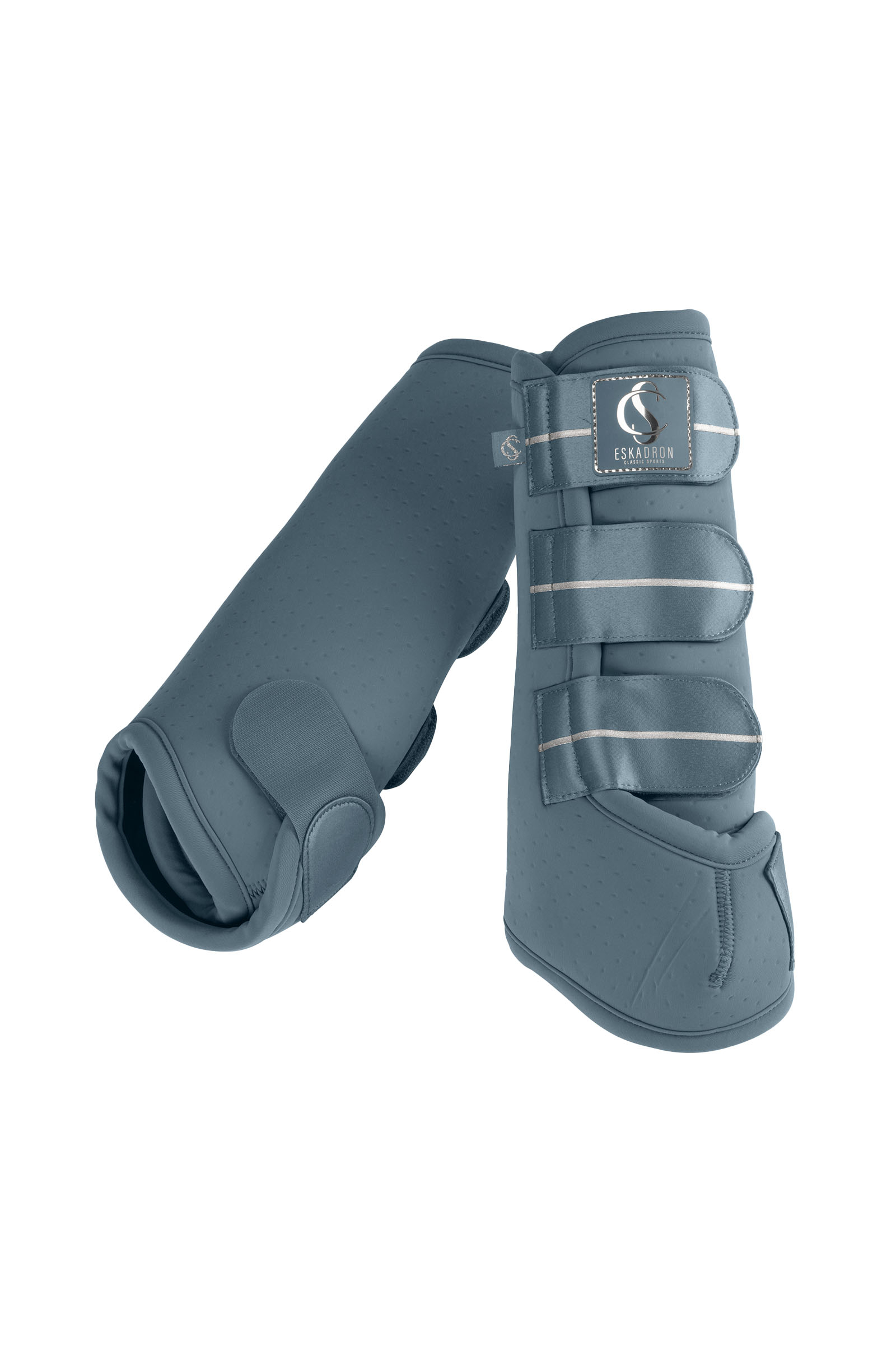 steel blue Eskadron Classic Sports SS25 Pro Dressage protectores tendon, delanteros
