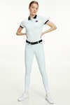 Tommy Hilfiger Equestrian Style - Pantalones de mujer con parche en la rodilla