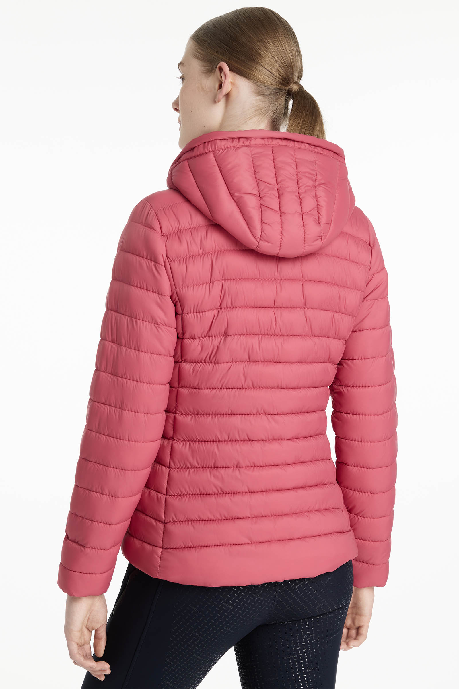 LeMieux Rose chaqueta acolchada con capucha para mujer