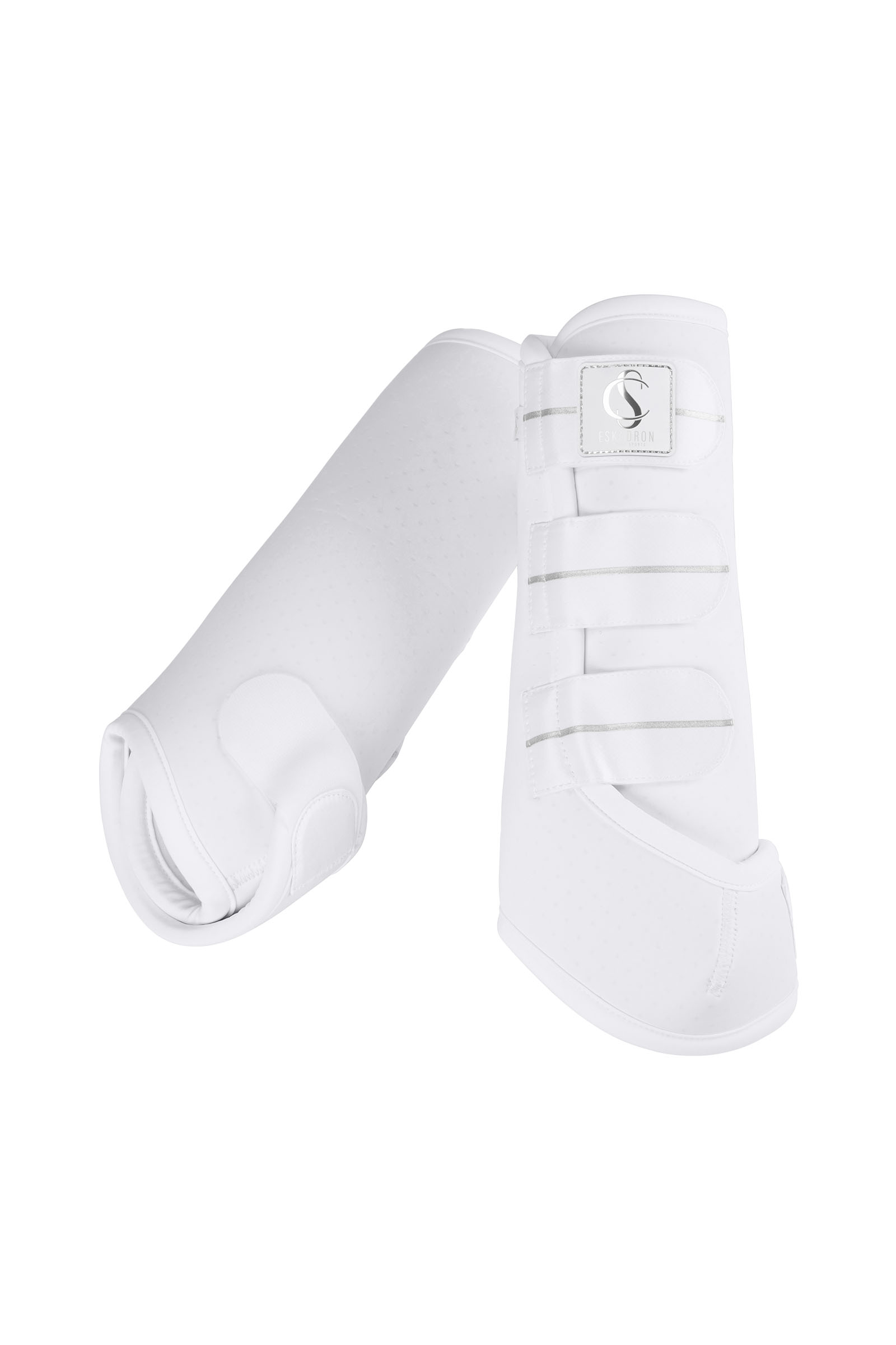 white Eskadron Classic Sports SS25 Pro Dressage protectores tendon, traseros