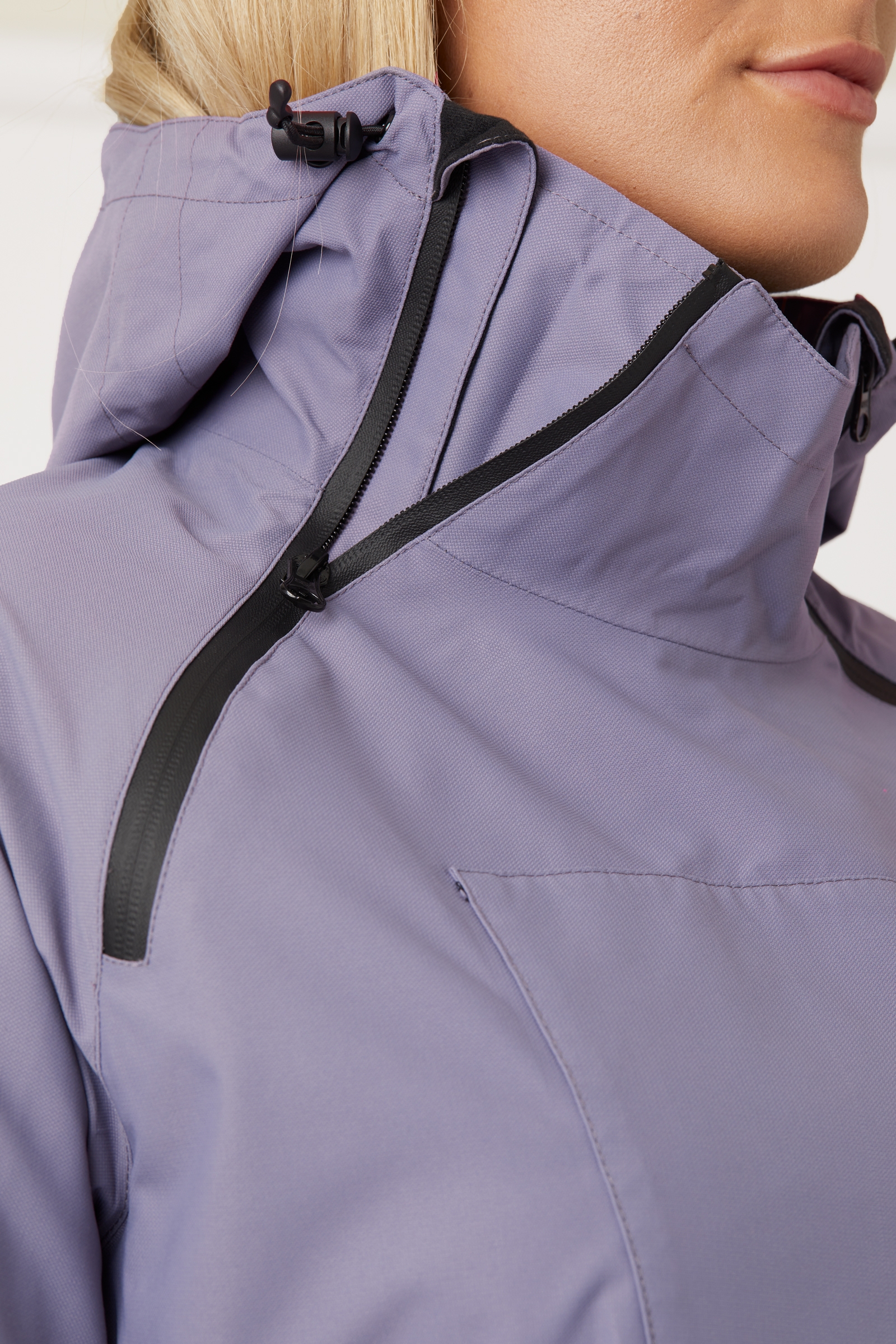 Chaqueta de Equitación para Lluvia con Cremalleras para Mujer Horze Ayla