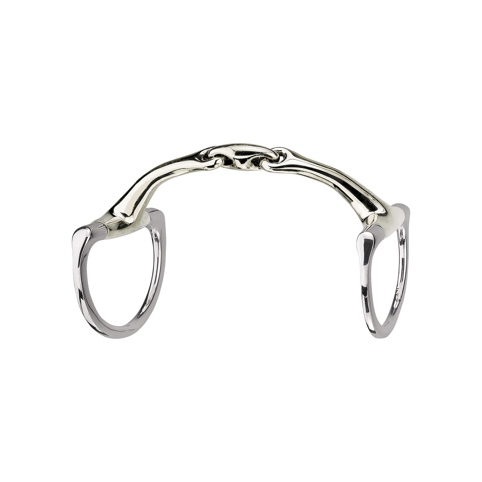 Sprenger Dynamic RS Sensogan D-Ring Eggbutt Bit, Double Jt. 14 mm