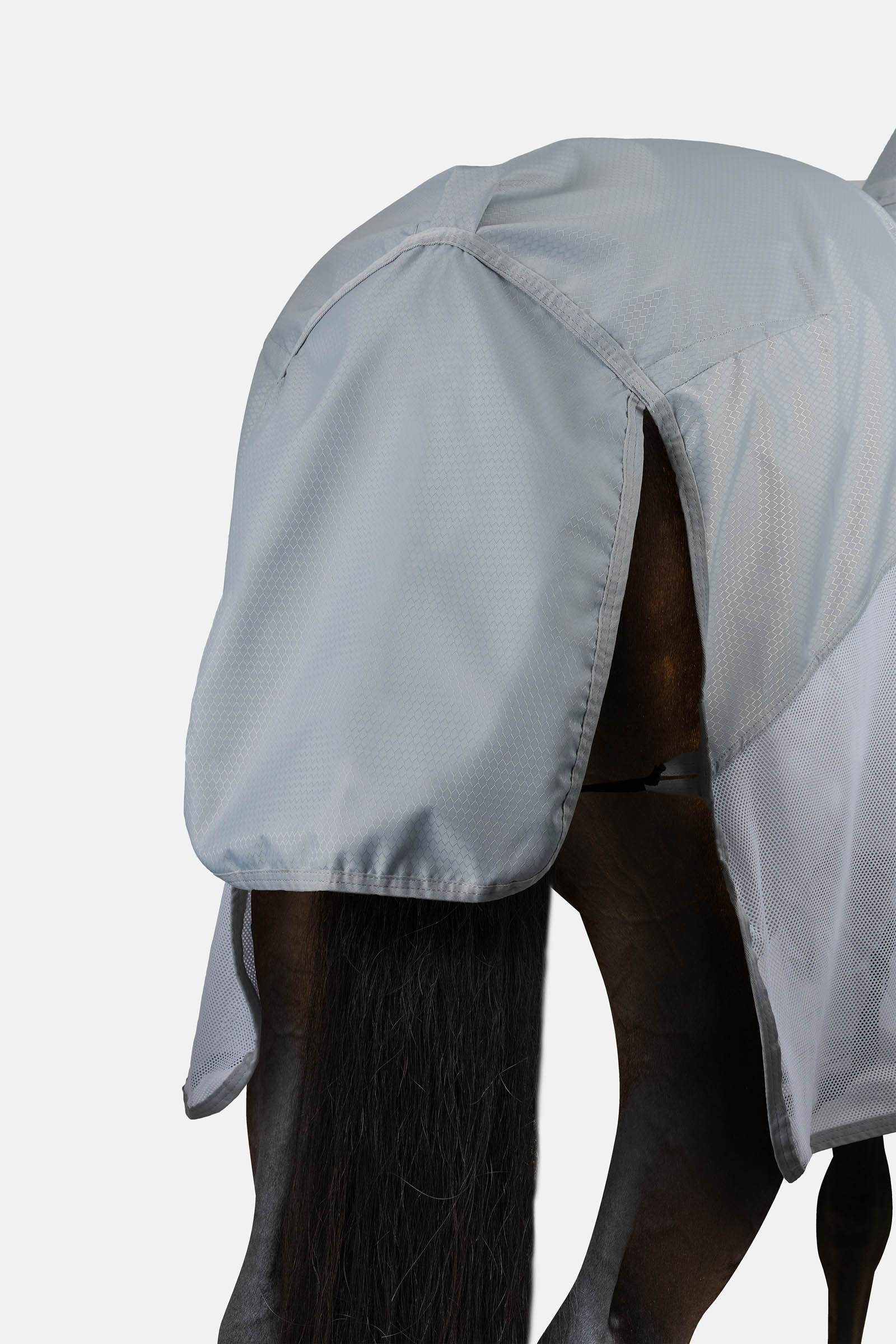 Horze Nevada II combo manta lluvia y antimoscas con cuello desmontable