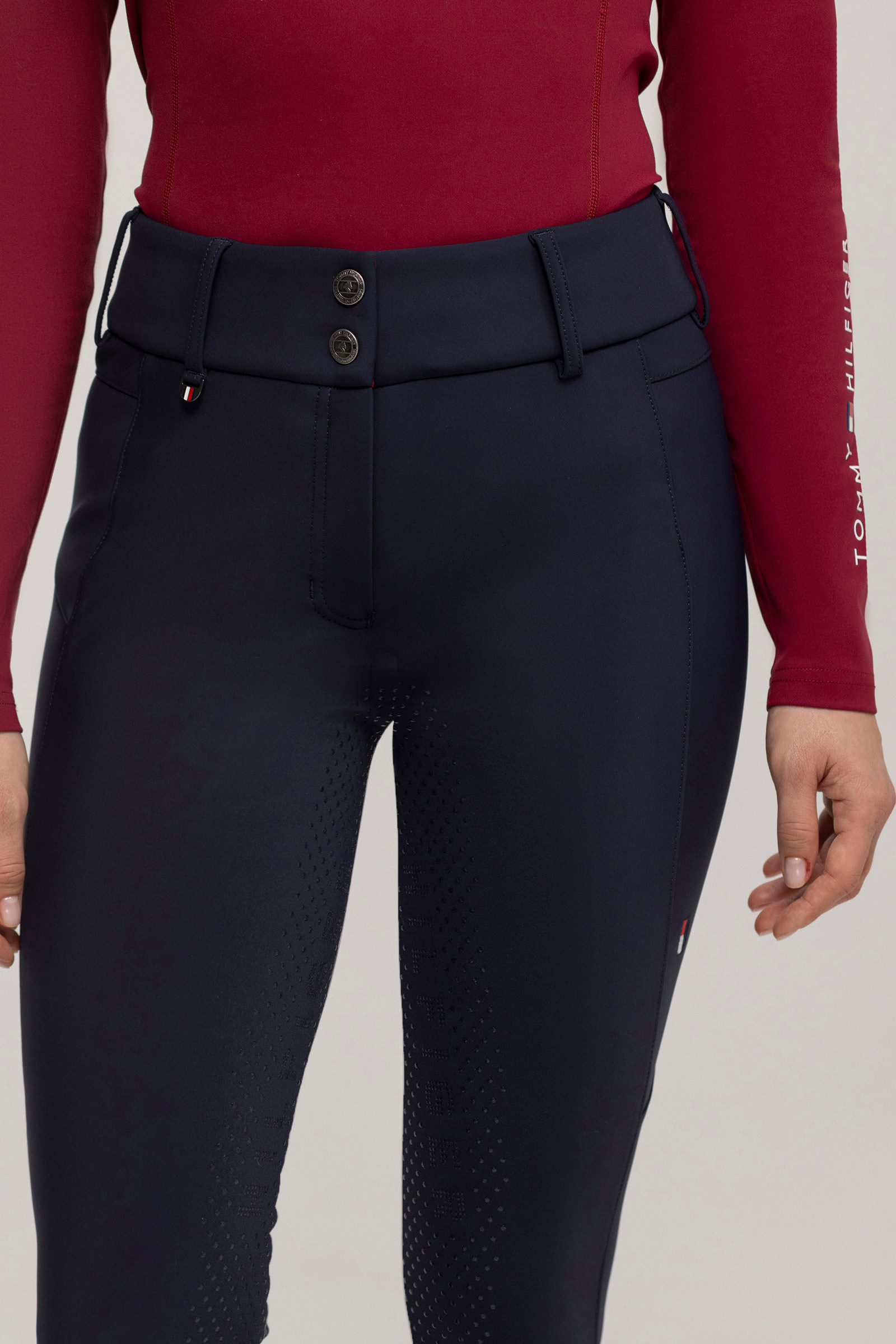 Tommy Hilfiger Equestrian Minnesota Pantalones De Montar Softshell Para Mujer Con Asiento Completo