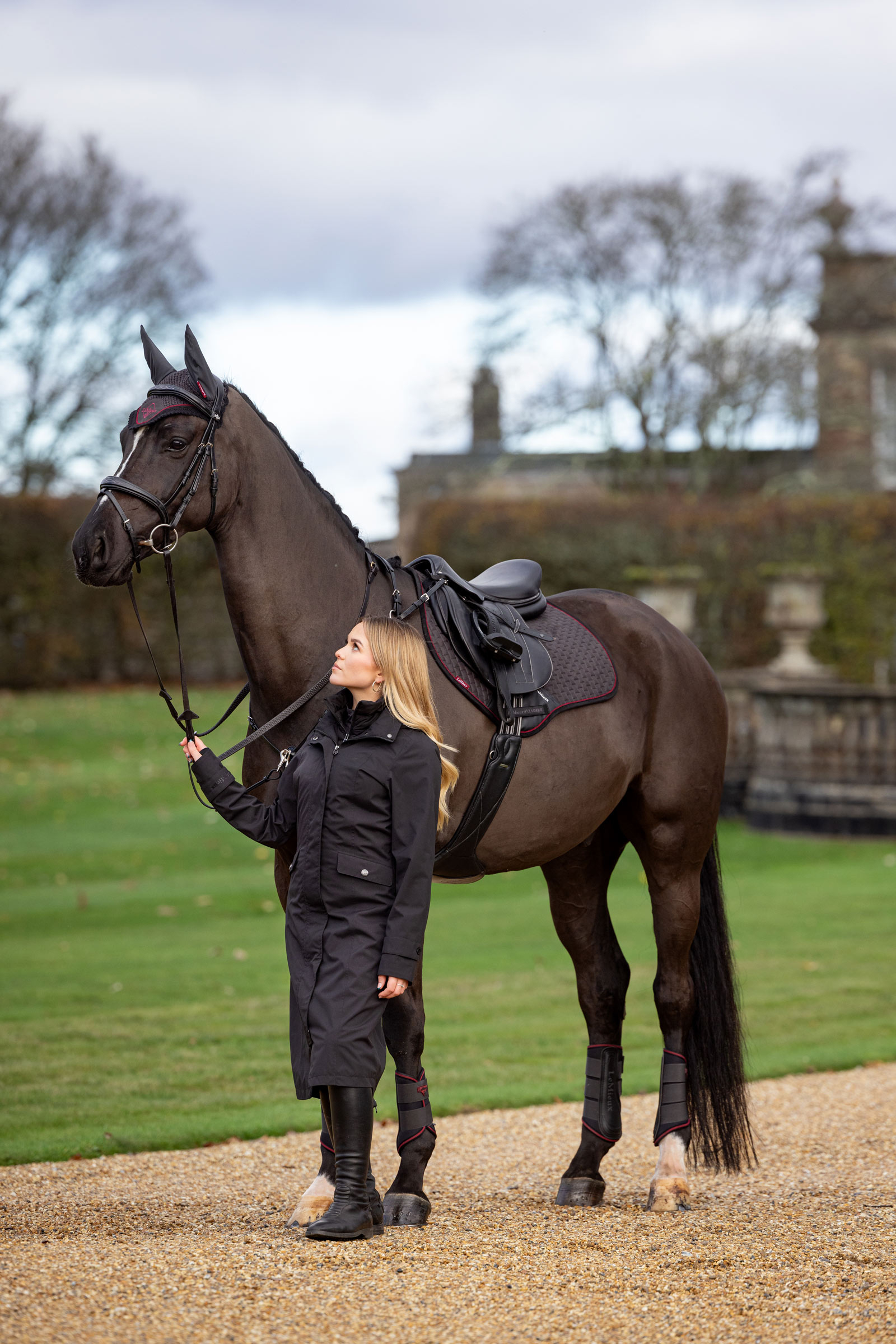 LeMieux Amelie abrigo de equitación impermeable y ligero para mujer