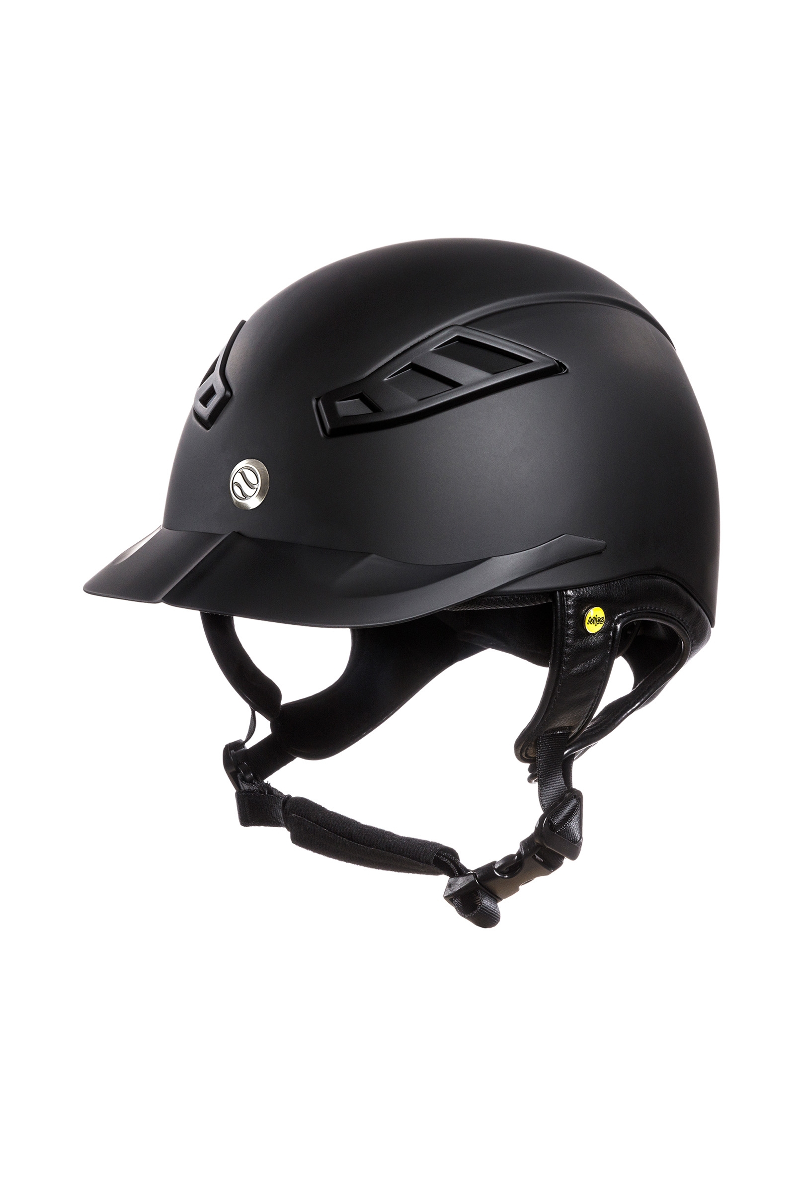 Black Casco de Equitación Parte Superior Lisa Back on Track EQ3 MIPS Lynx