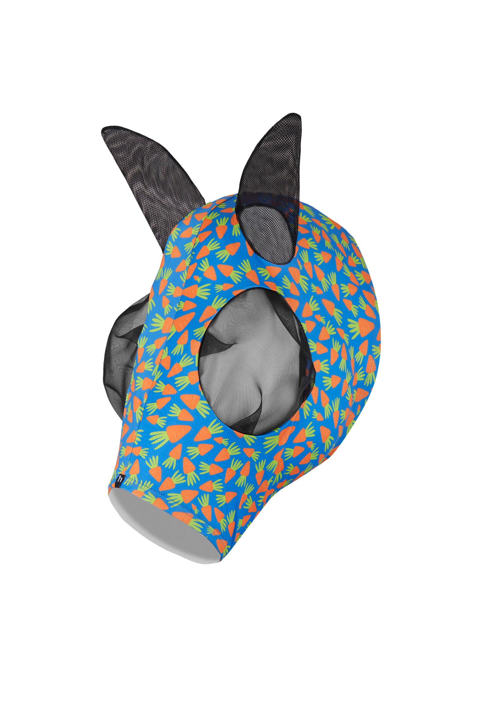 Orange  Horze Máscara Anti-Moscas Elástico Pull-On 