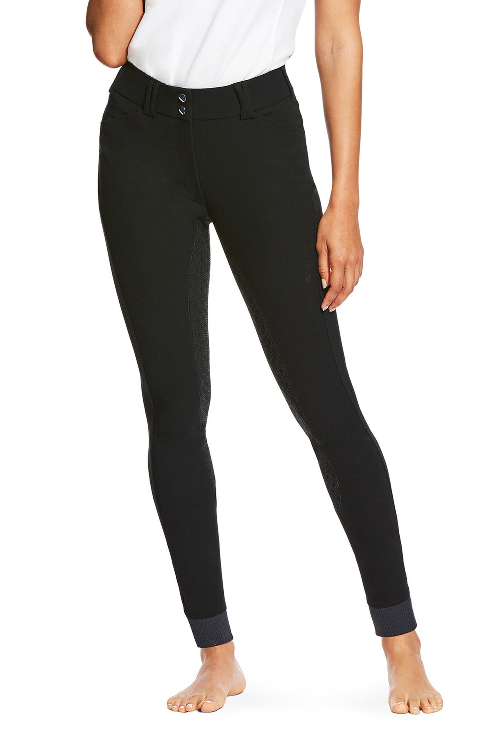 Ariat Tri Factor Pantalones de equitaci&oacute;n para mujer con asiento completo de silicona