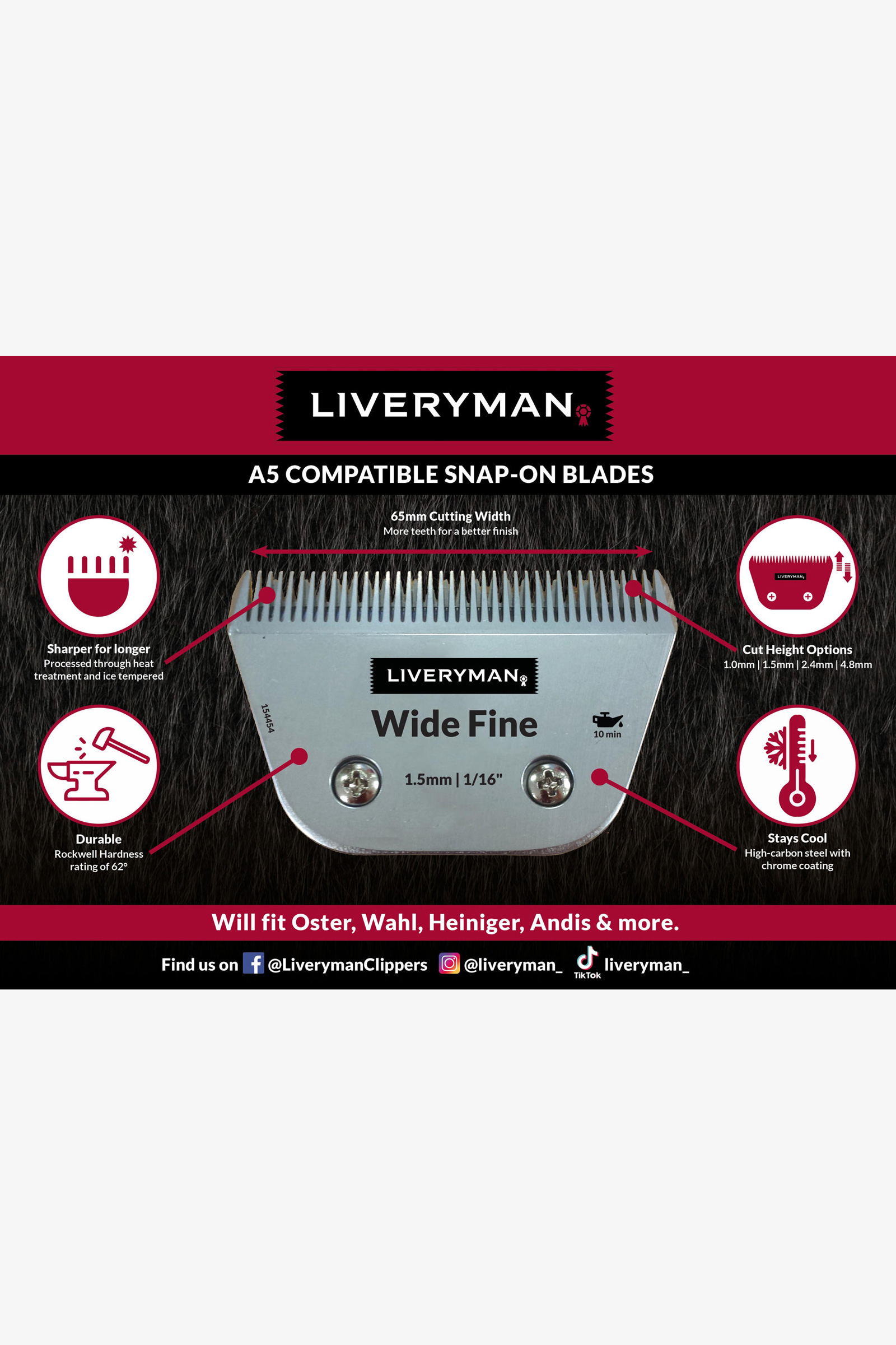 Liveryman A5 Blade Wide Fine, 4,8 mm
