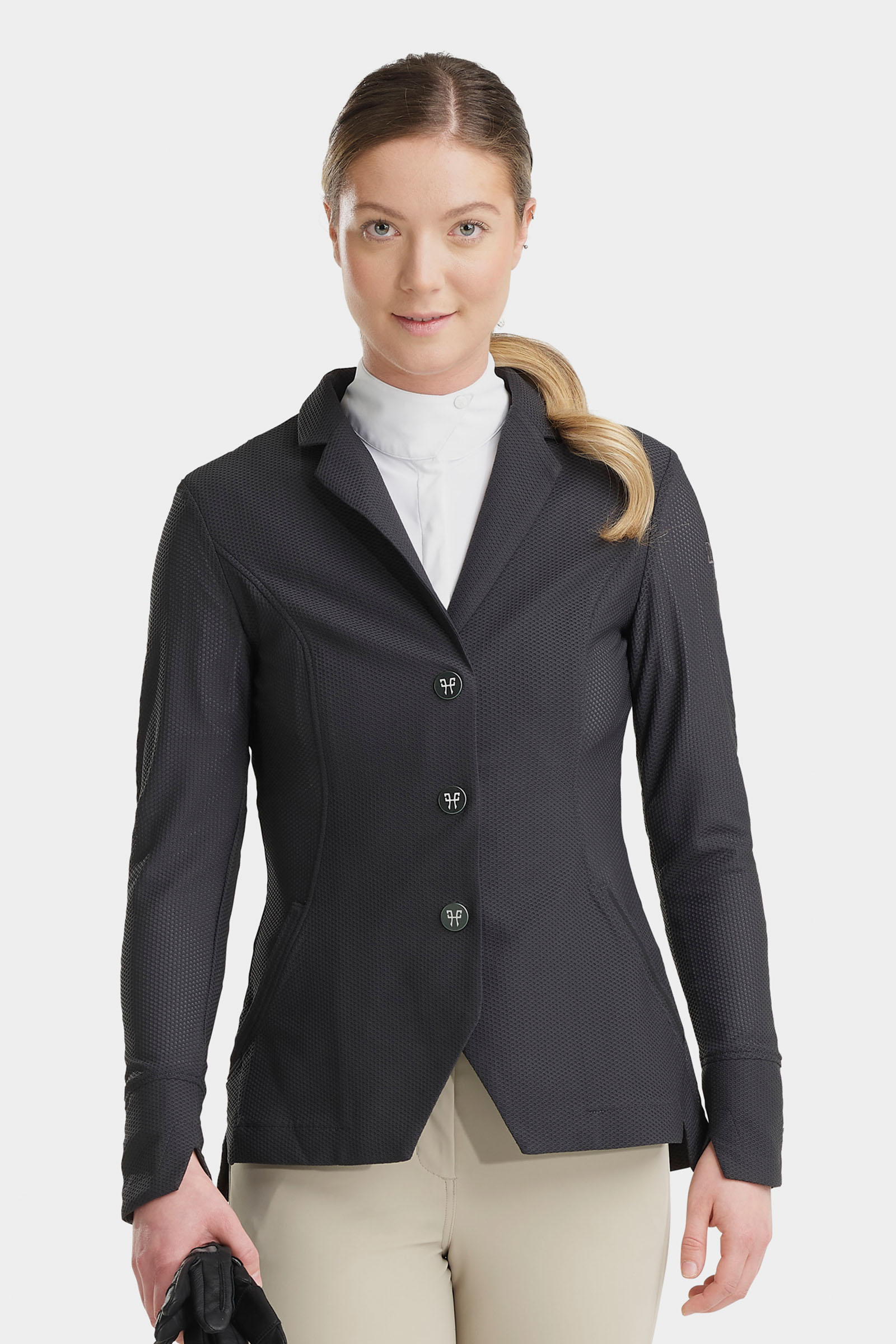 Grey Horse Pilot Aeromesh chaqueta de concurso para mujer