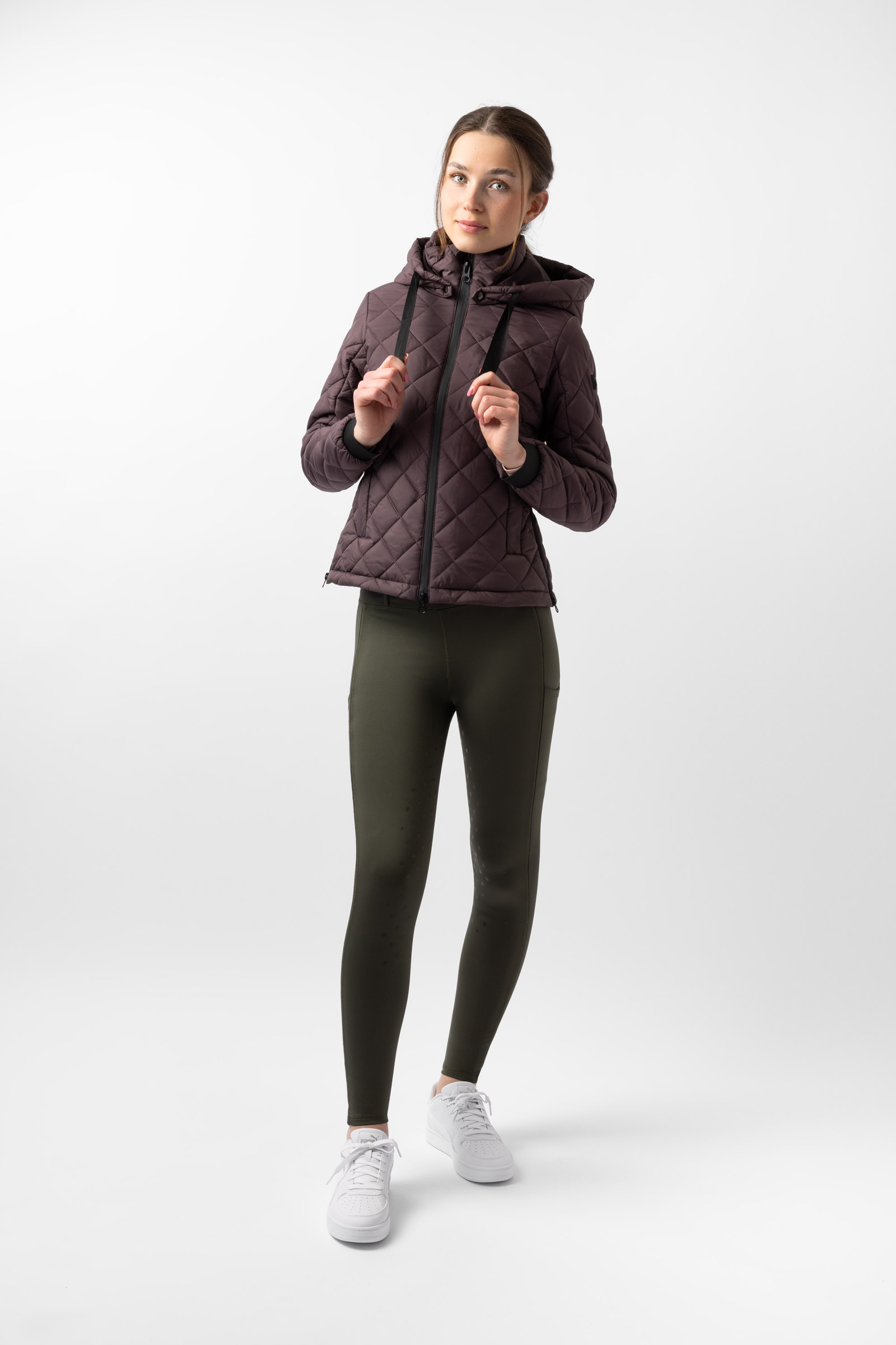 Chaqueta de Equitaci&oacute;n Acolchada para Mujer Horze Young Rider IMELDA