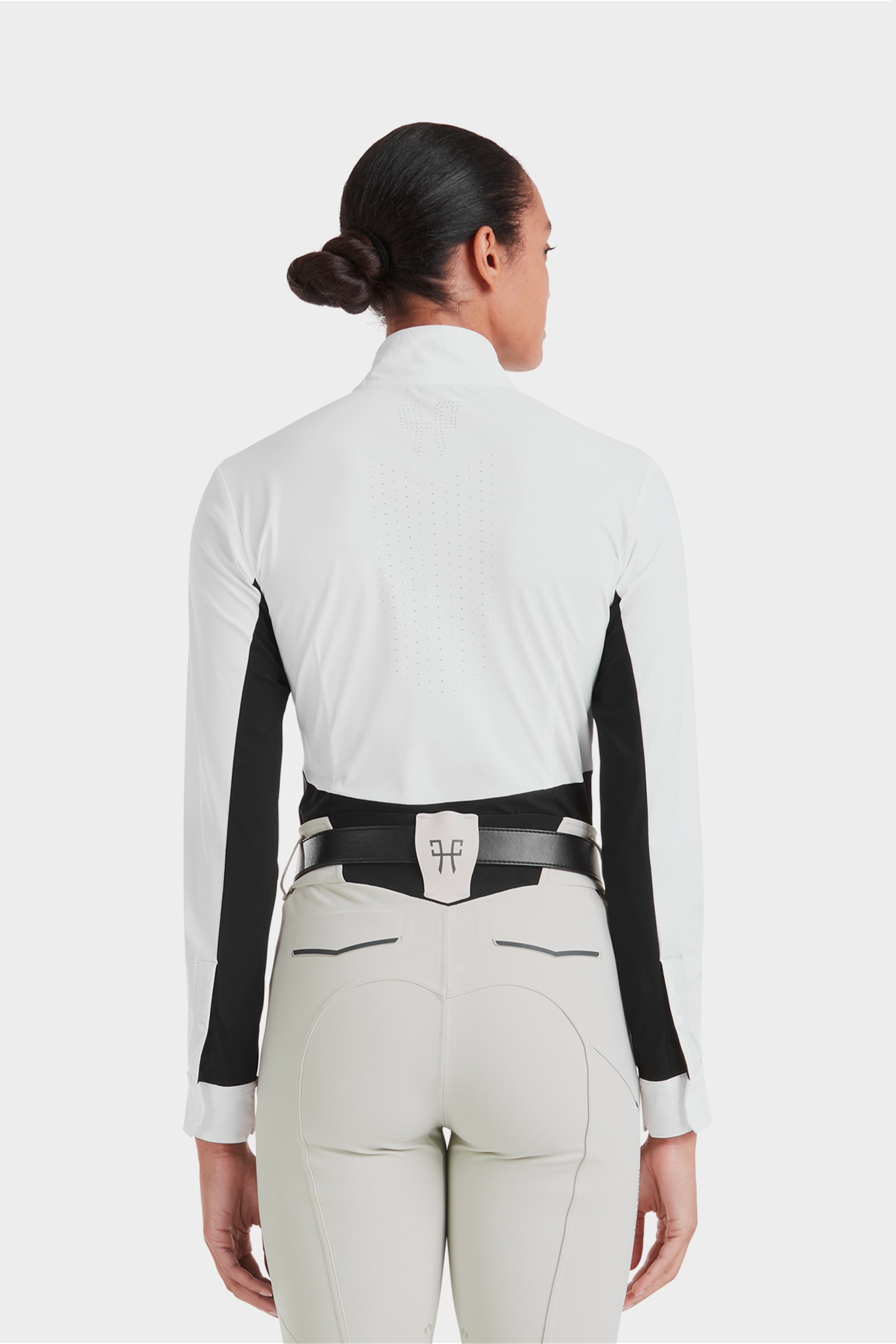 Horse Pilot Monica camisa de concurso de manga larga para mujer