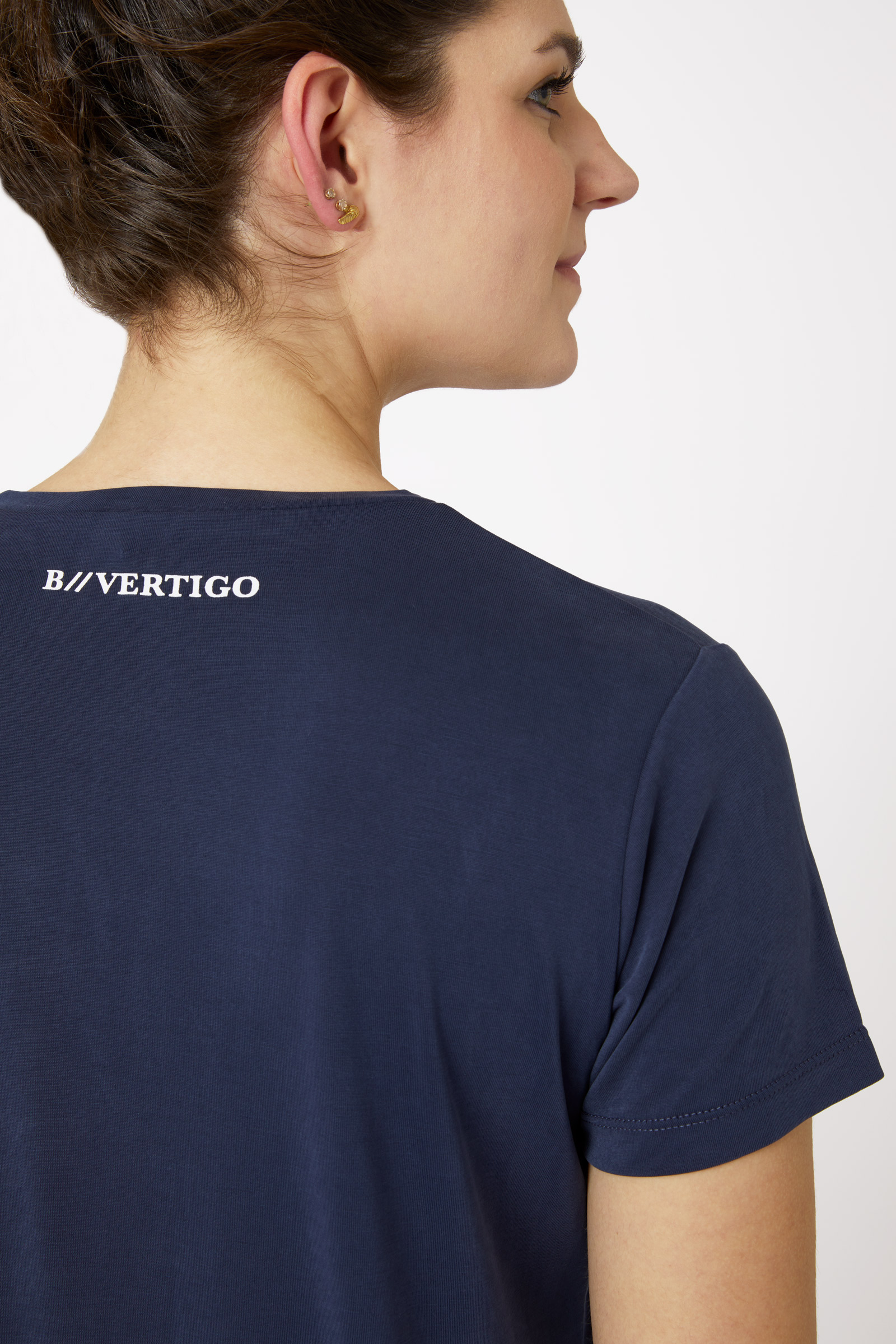 B Vertigo Daniele camiseta refrigerante para mujer con mangas cortas
