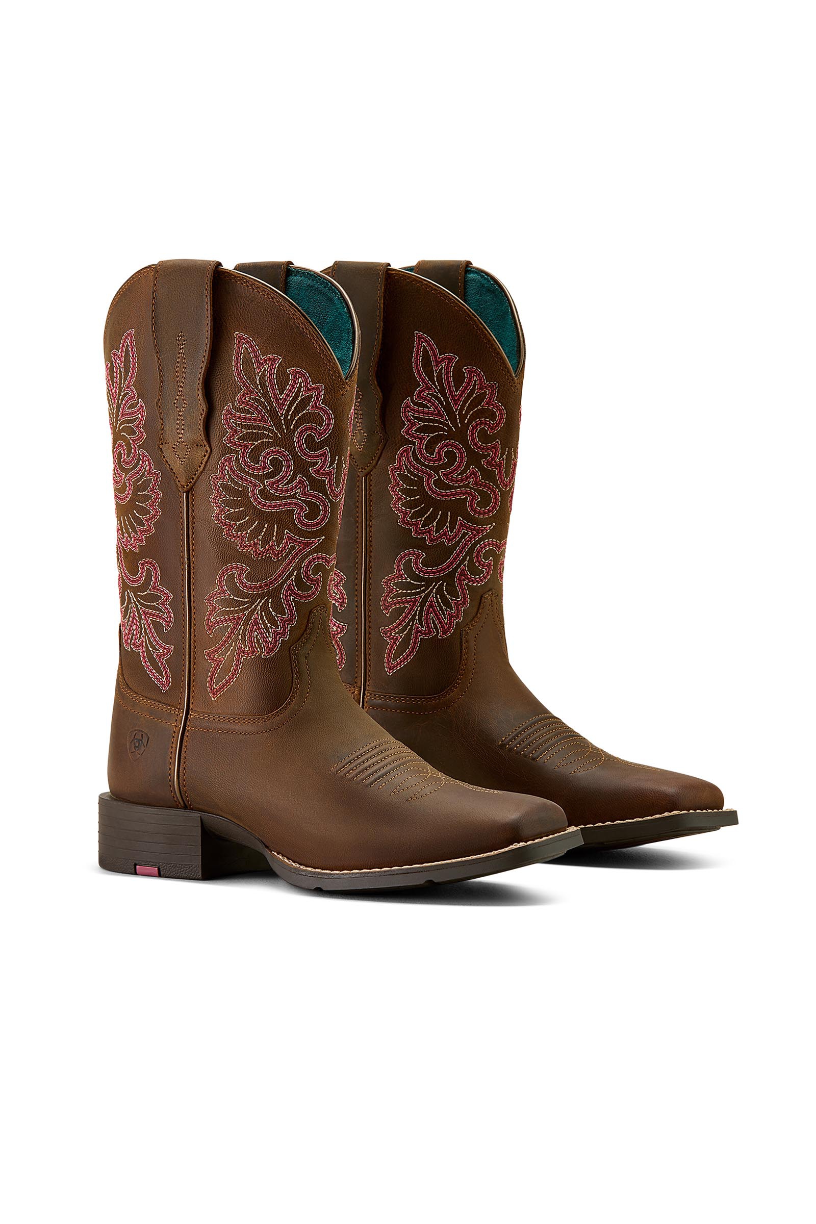 Ariat Round Up Wide Square Toe botas western para mujer