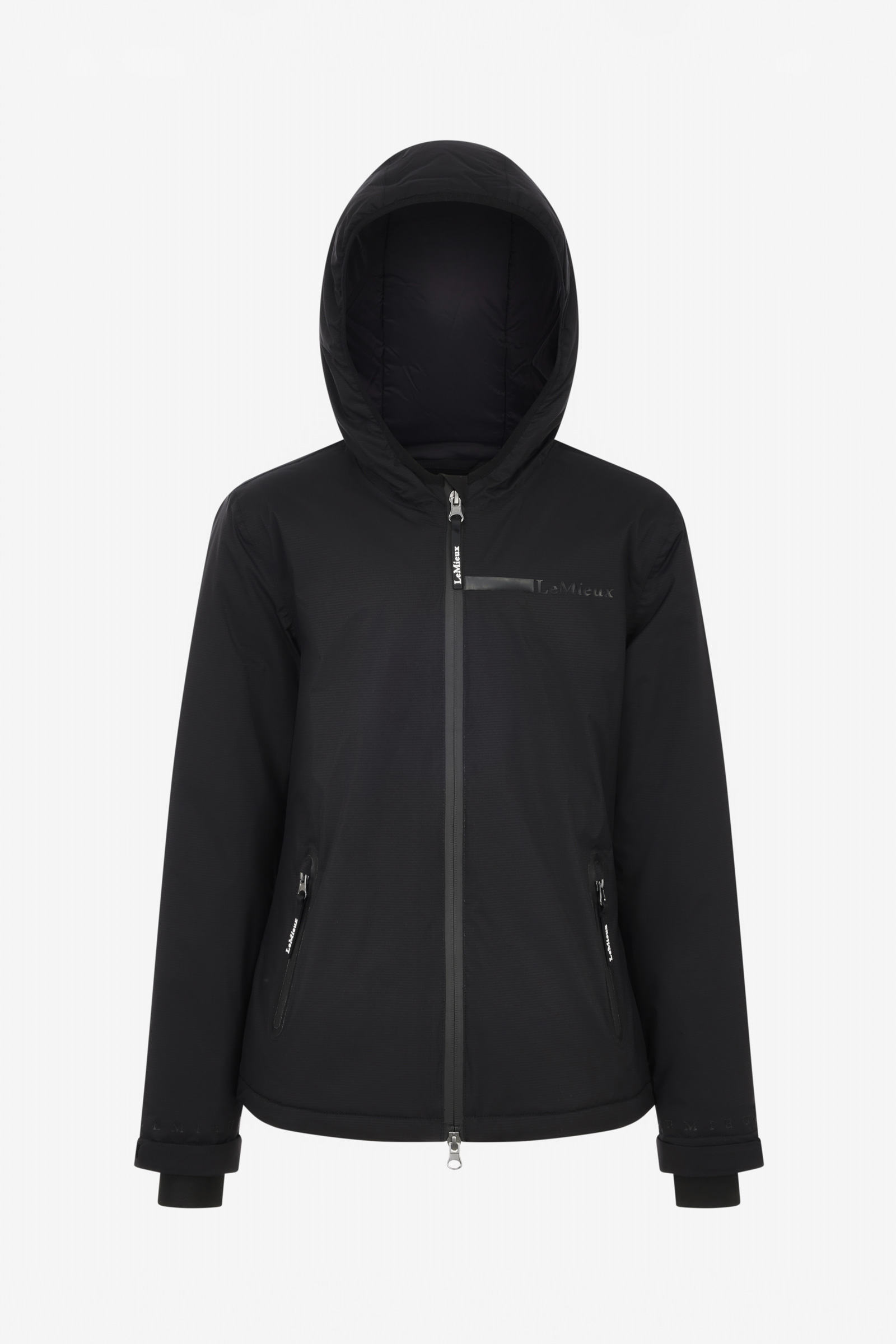 Black LeMieux Young Rider Thea chaqueta infantil resistente al agua