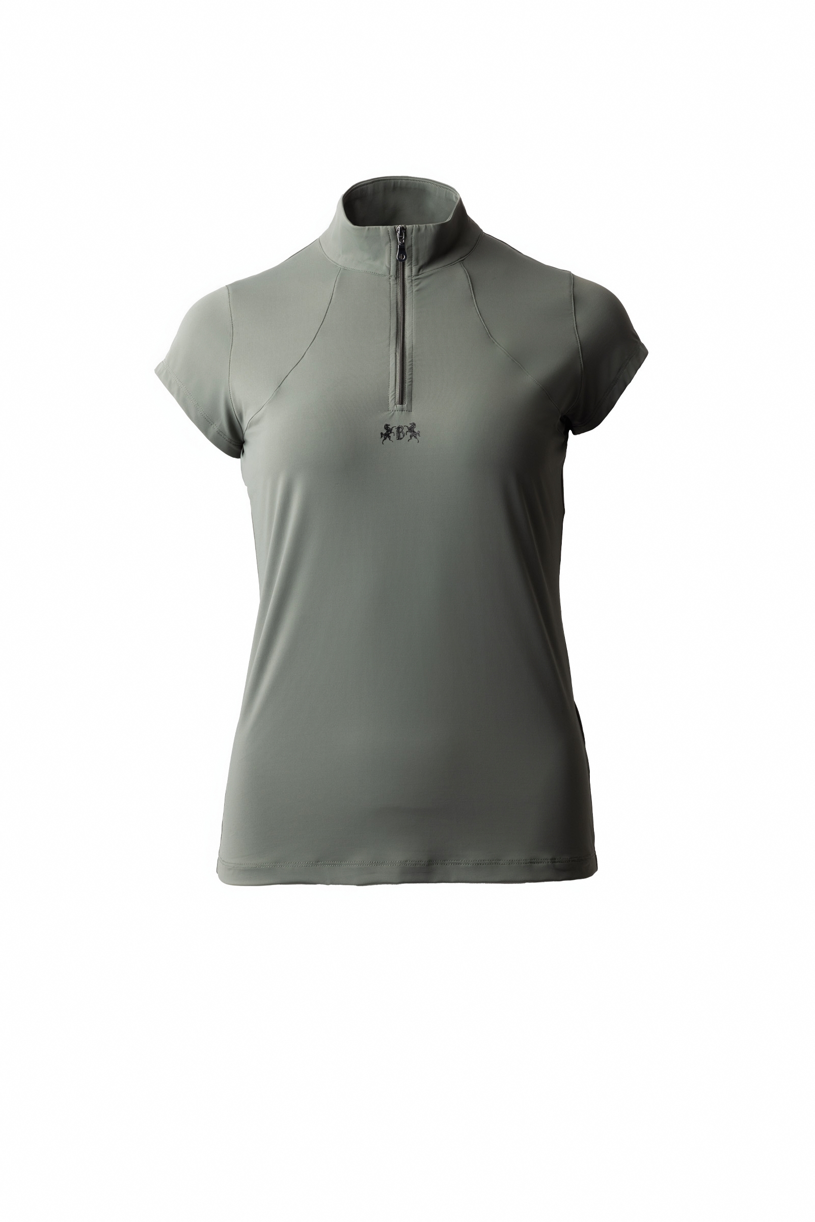 Mulled basil B Vertigo Joelle camiseta de entrenamiento para mujer con mangas cortas, UPF 40+