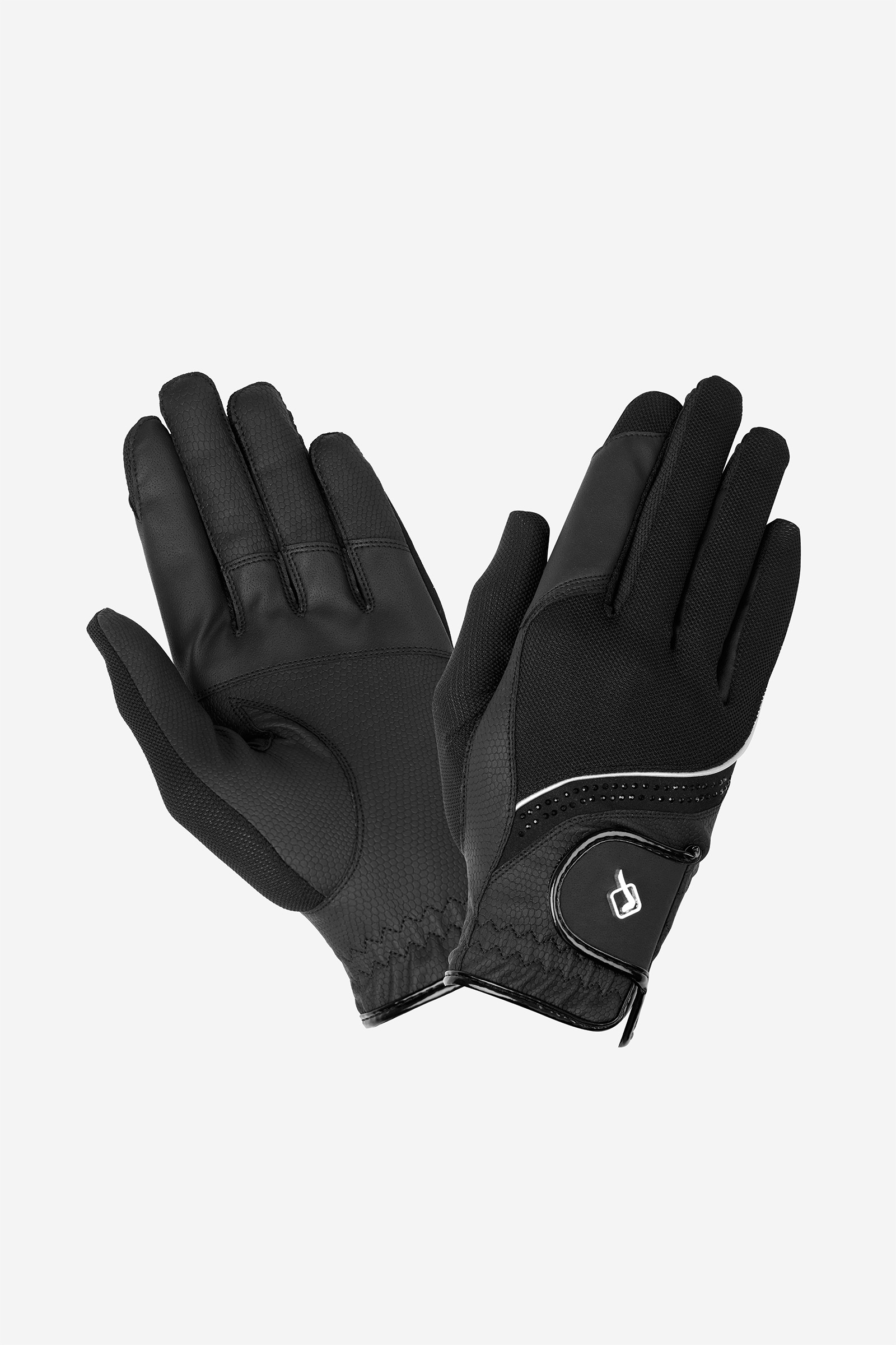 Black Guantes LeMieux Crystal