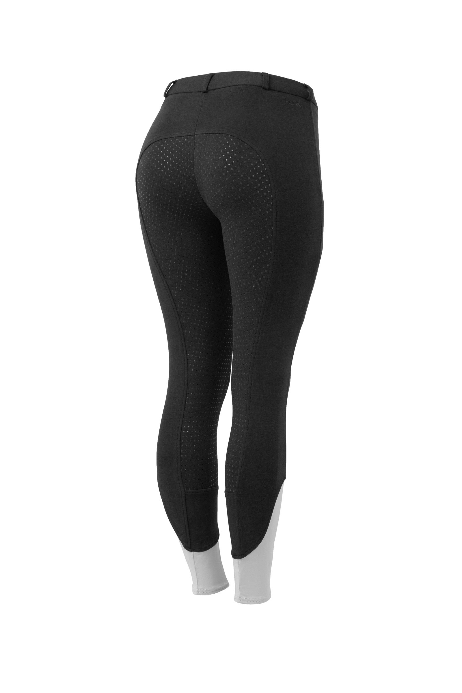 Black Pantalones de Montar con Agarre Completo Horze Felicia