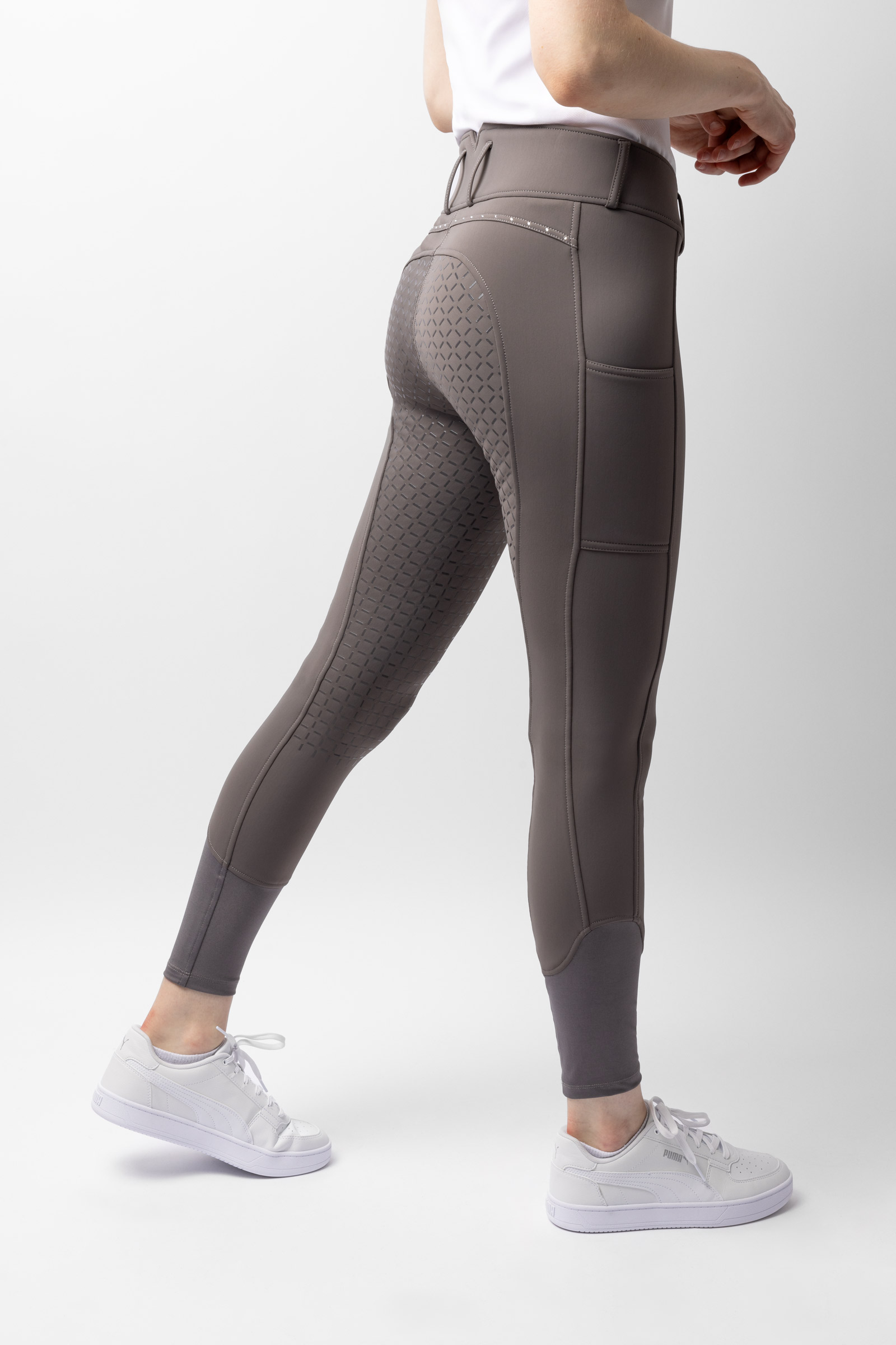 Horze Macy pantalones de montar térmicos con grip completo