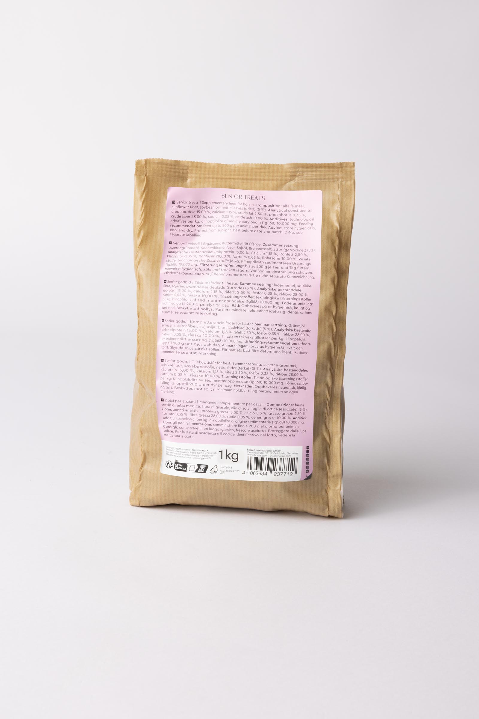 Galletas Senior Horze, Golosinas 1kg