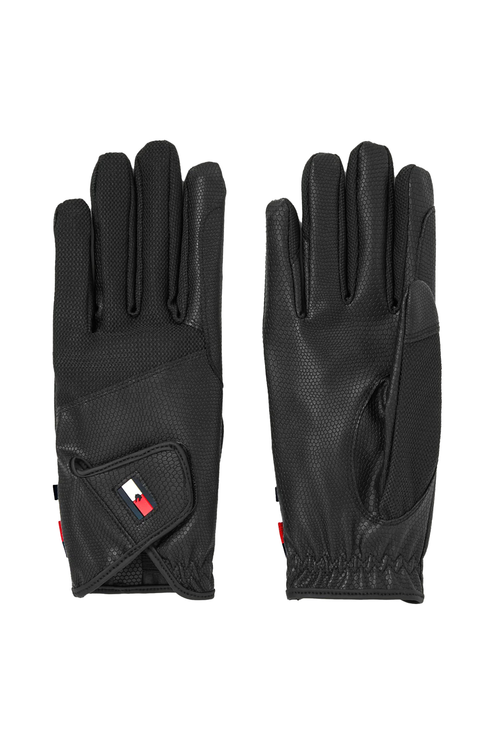BLACK Tommy Hilfiger Equestrian Duke guantes de equitaci&oacute;n