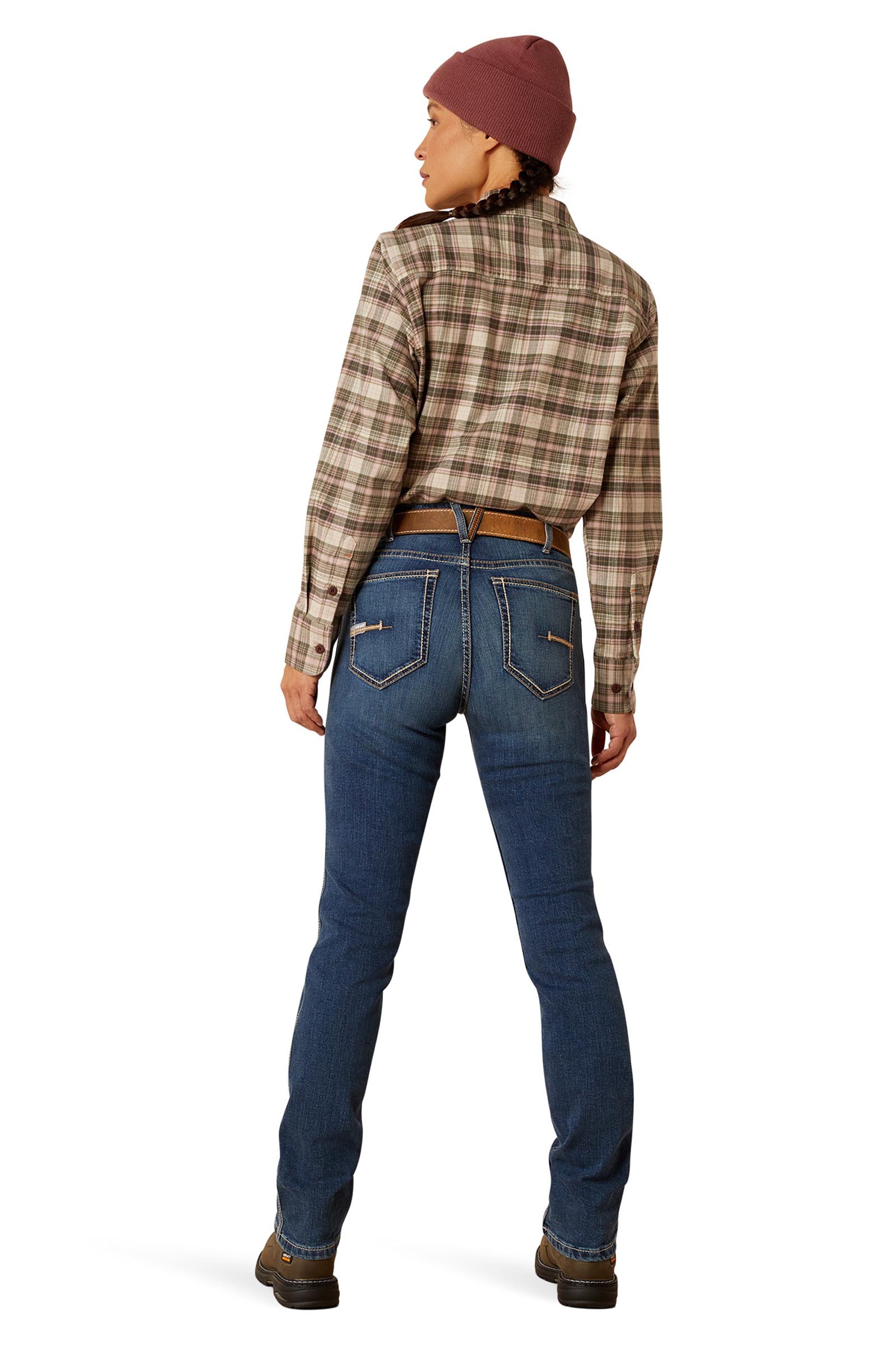 Ariat Rebar HR Riveter Straight Vaqueros rectos para mujer