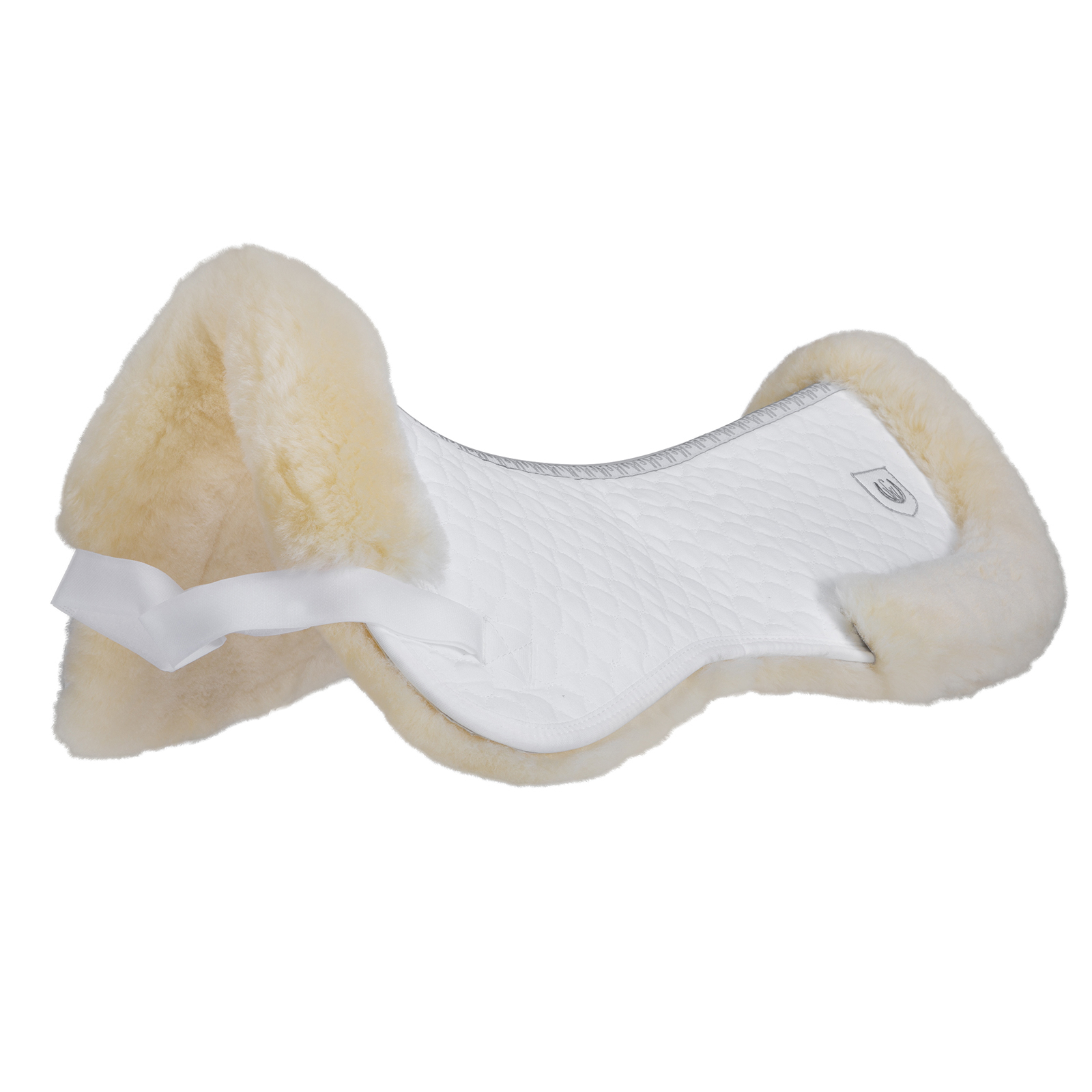 White/Off-white Mantilla Christ con borde