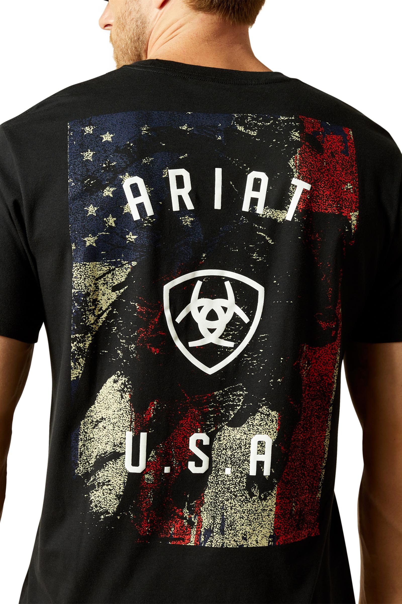 Ariat Faded Bull camiseta para hombre