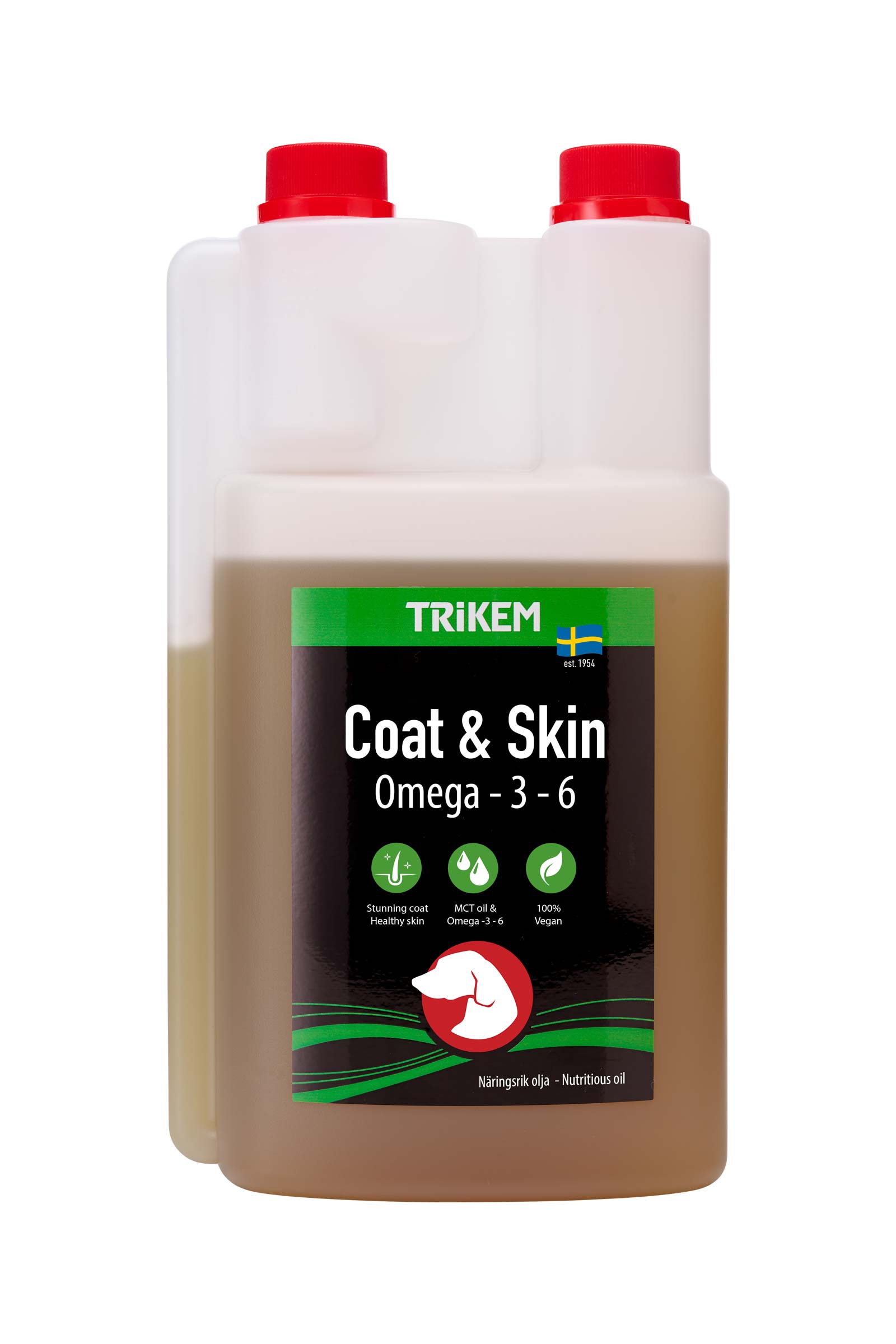 Trikem WorkingDog Coat & Skin Aceite – suplemento alimenticio para perros, 500 ml