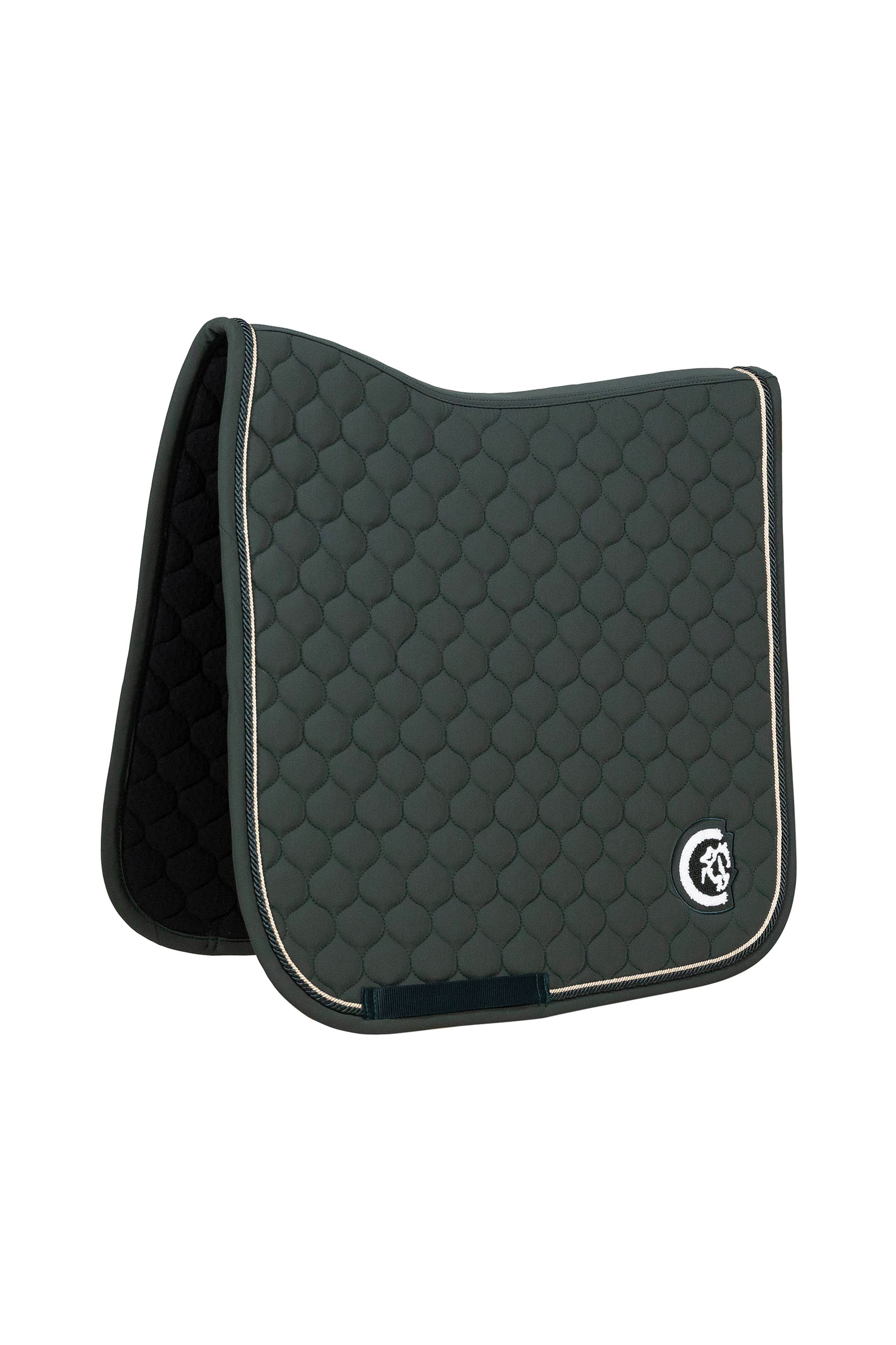 pine green Kentucky Horsewear mantilla de doma onion quilt 3D logo