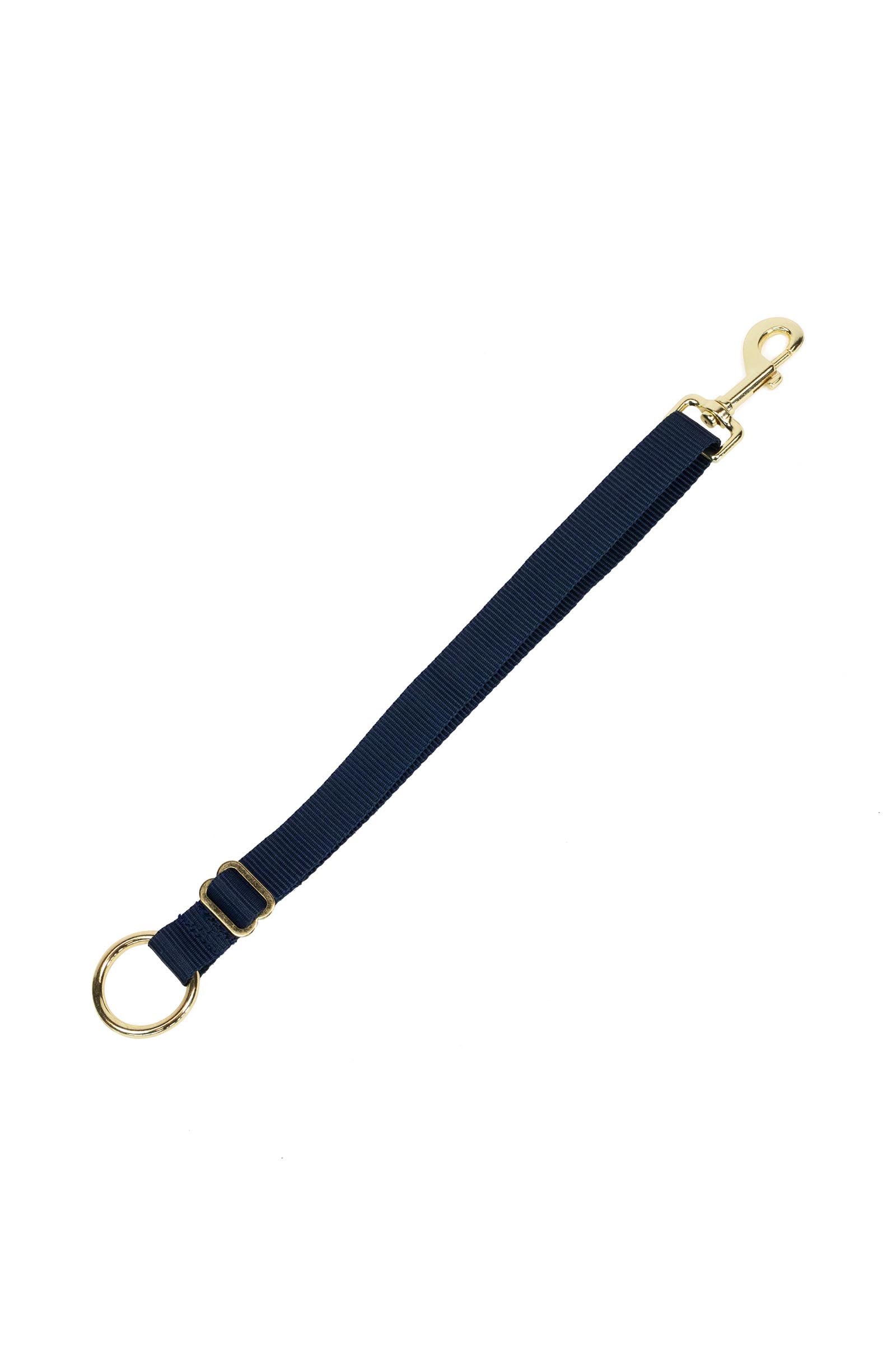 Navy Kentucky Horsewear soporte largo de nylon con gancho y anilla  