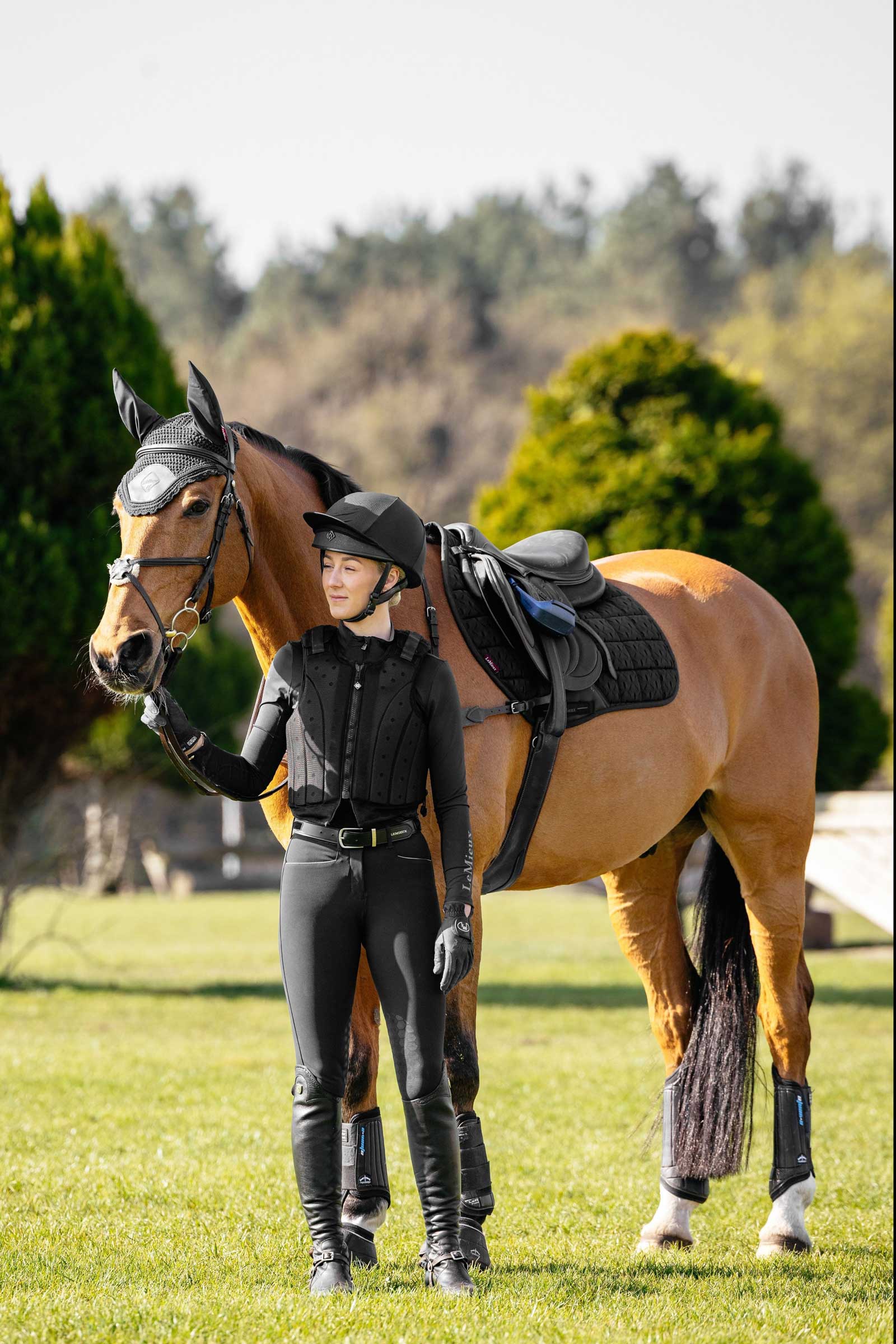 LeMieux 3D Mesh Self-Cool Eurojump Mantilla de Salto