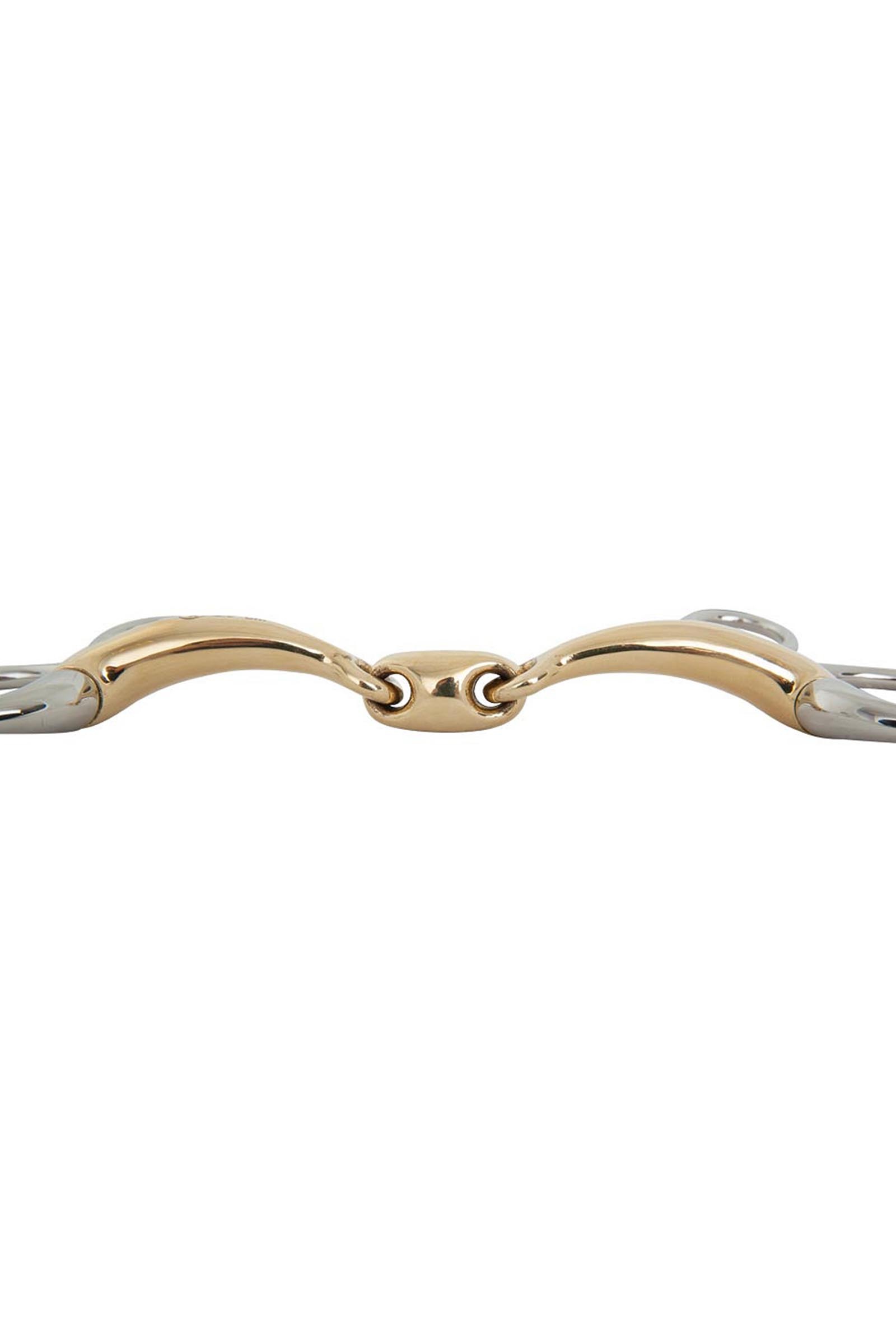 BR Soft Contact bocado Baucher, doble articulaci&oacute;n, 14 mm, patas 110 mm