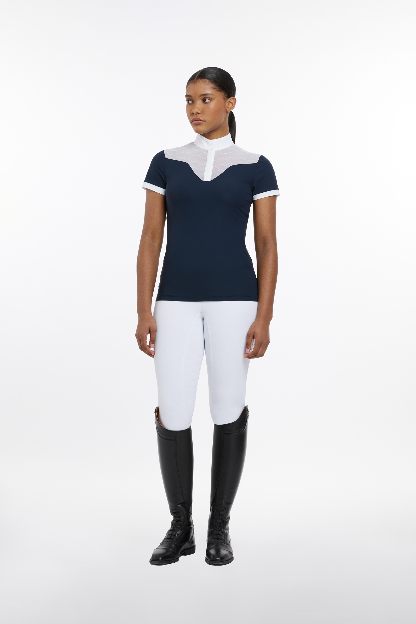 LeMieux Emily camiseta de competición de manga corta para mujer