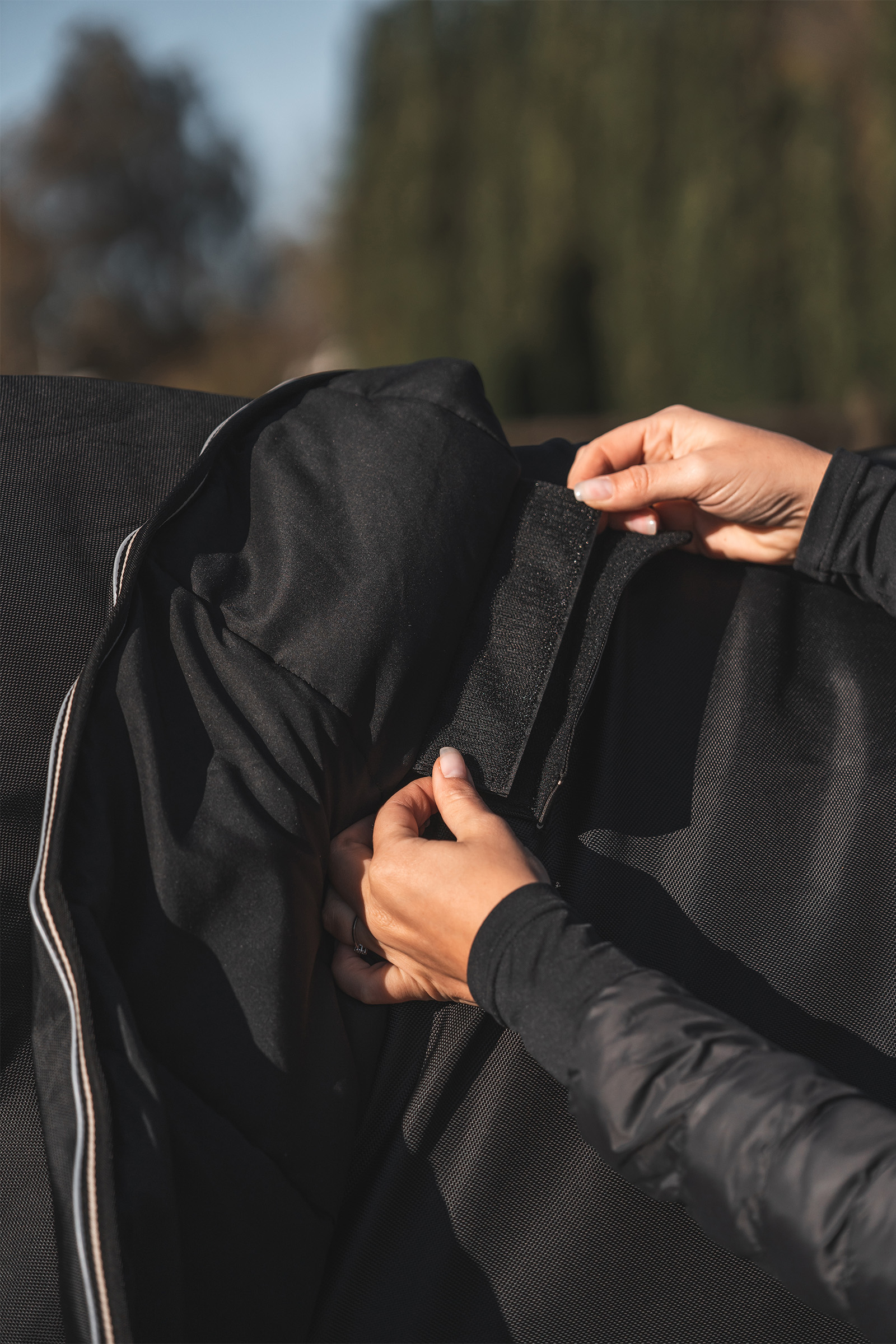 Manta de Exterior Back on Track Obsidian, 300g