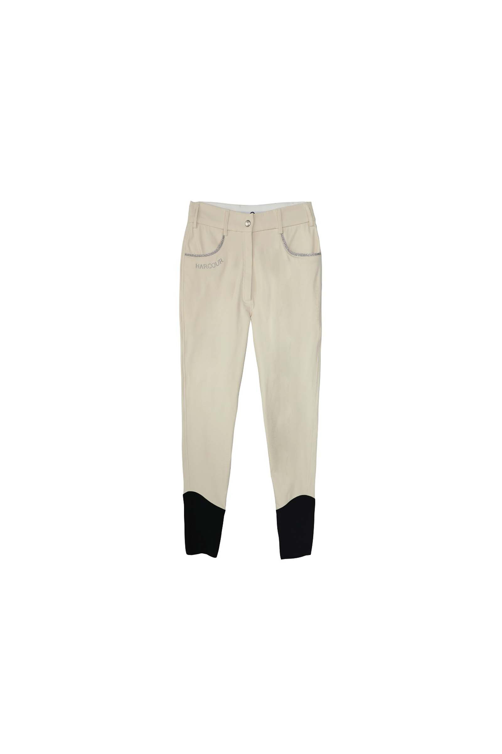Beige Harcour Jaltika Pantalones de Montar con Agarre Fix para Mujer 