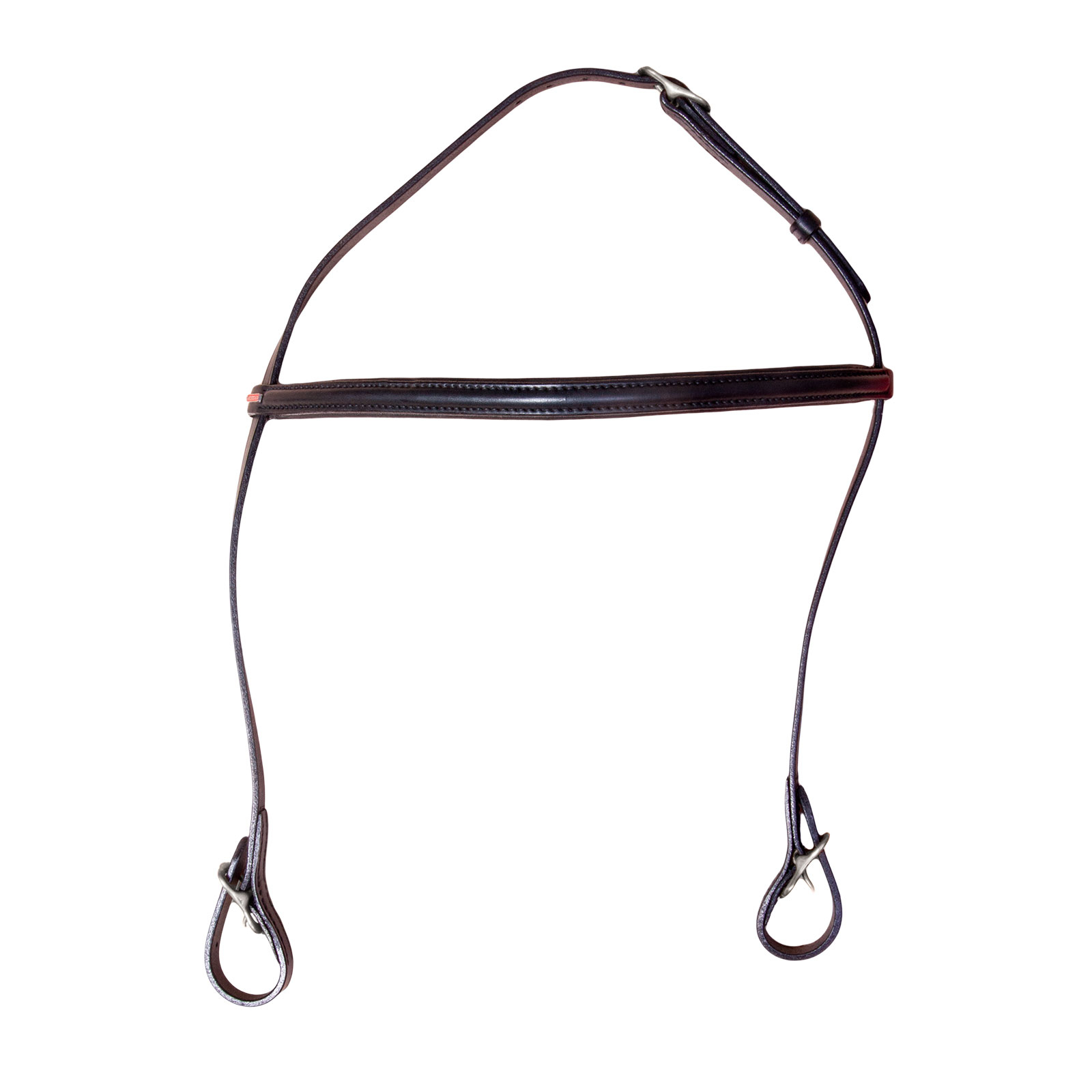 Black/Chrome Karlslund Islandia headstall w. frontalera