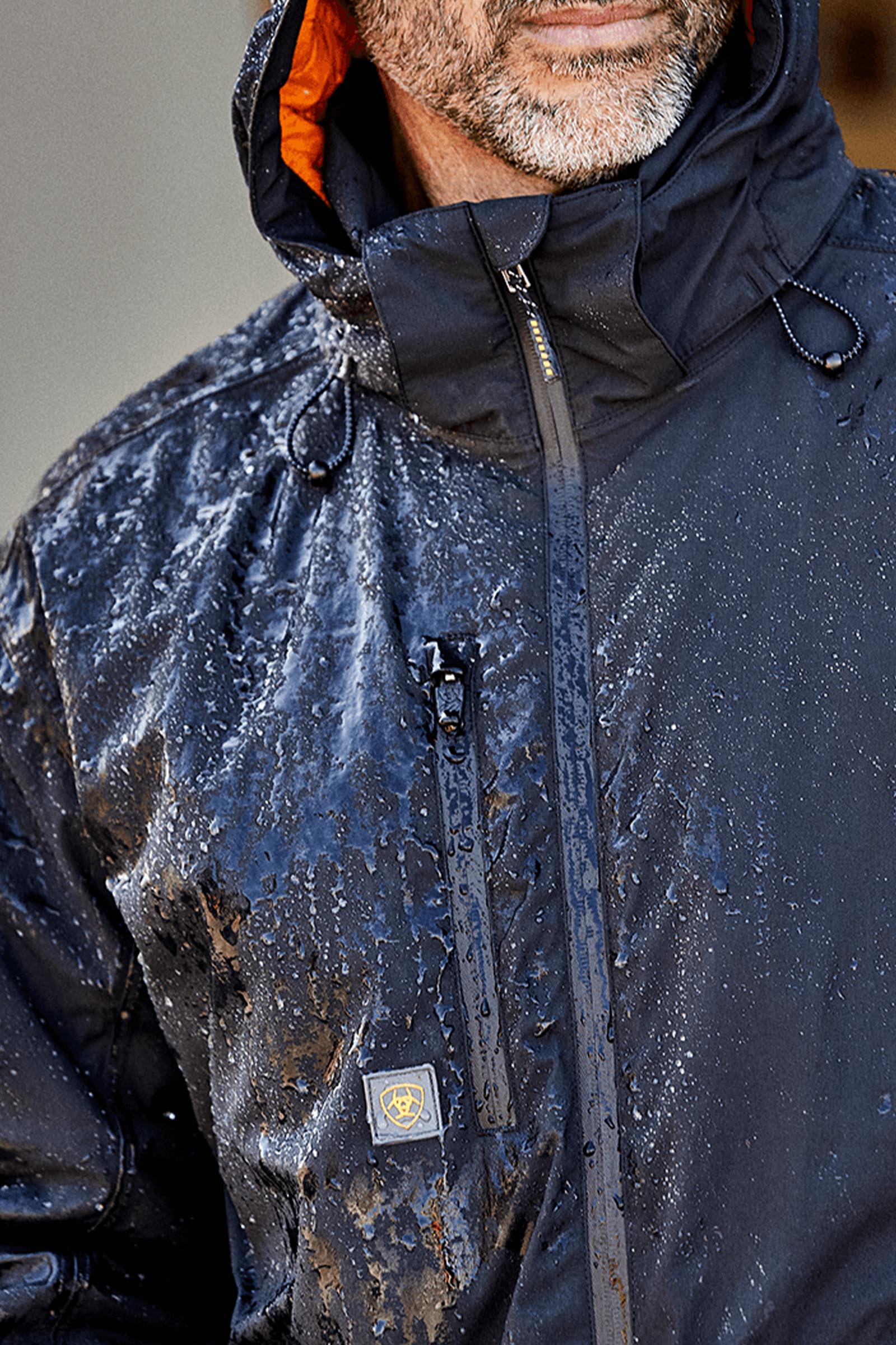 Ariat Rebar Storm Fighter 2.0 Chaqueta impermeable para hombre