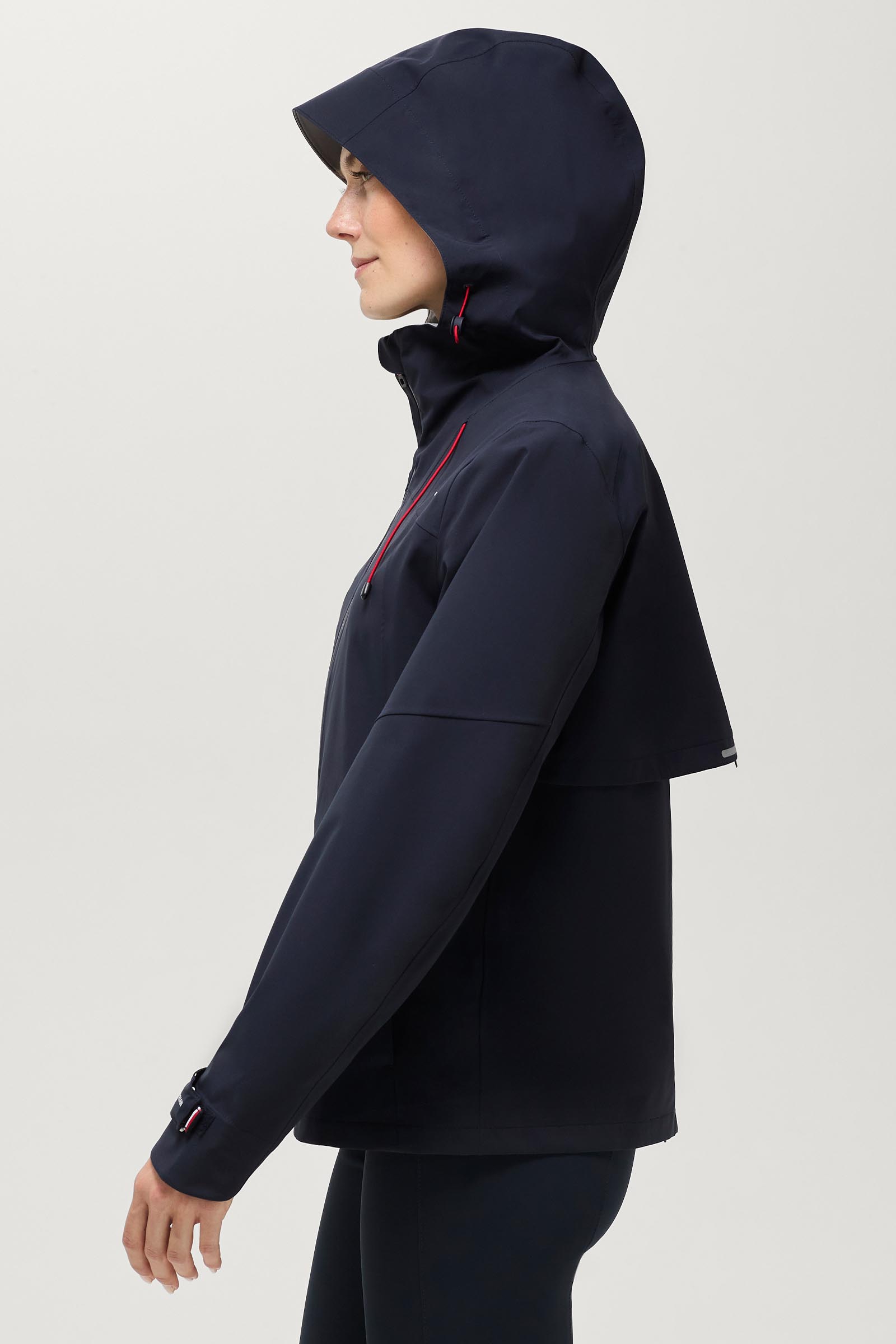 Tommy Hilfiger Equestrian Upland chaqueta impermeable para mujer compatible con airbag