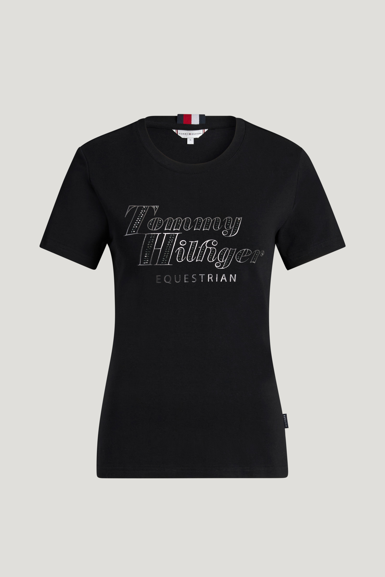 Tommy Hilfiger Equestrian Malibu camiseta para mujer con pedrer&iacute;a