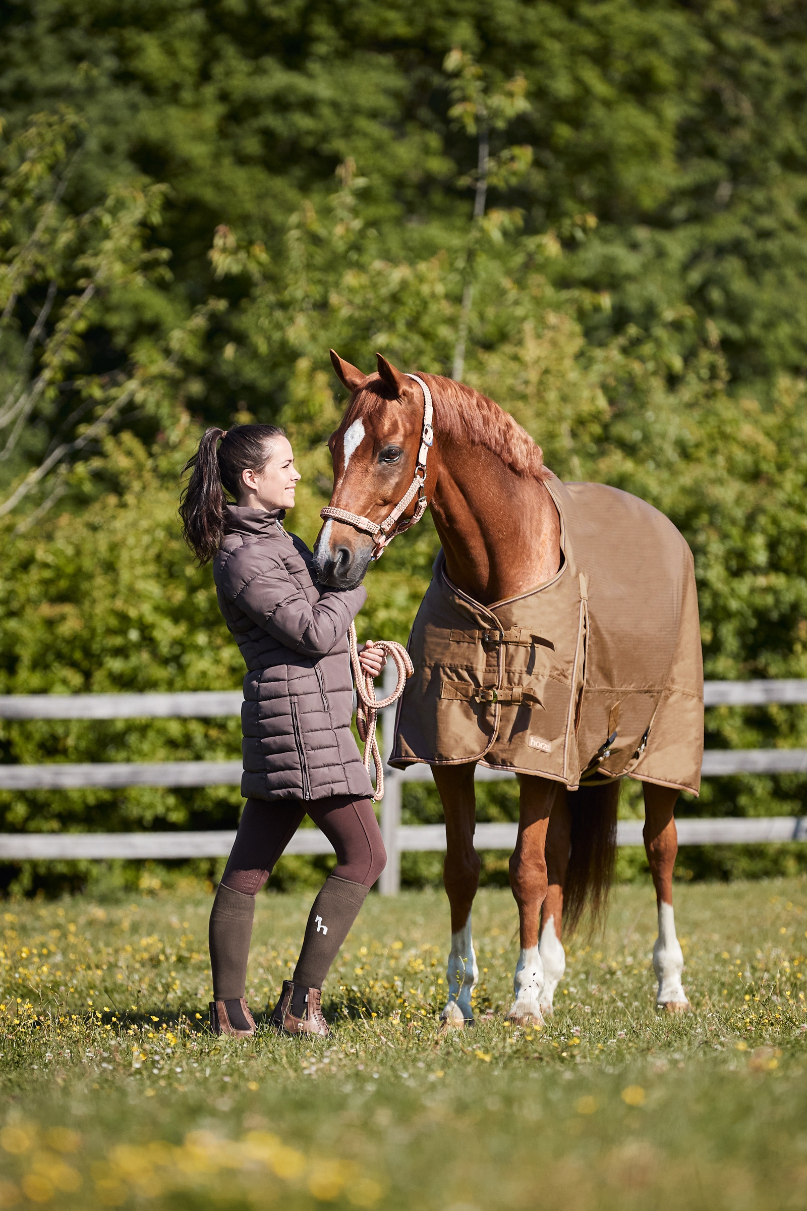 Calcetines de Bambú de Invierno Hasta la Rodilla para Mujer Horze
