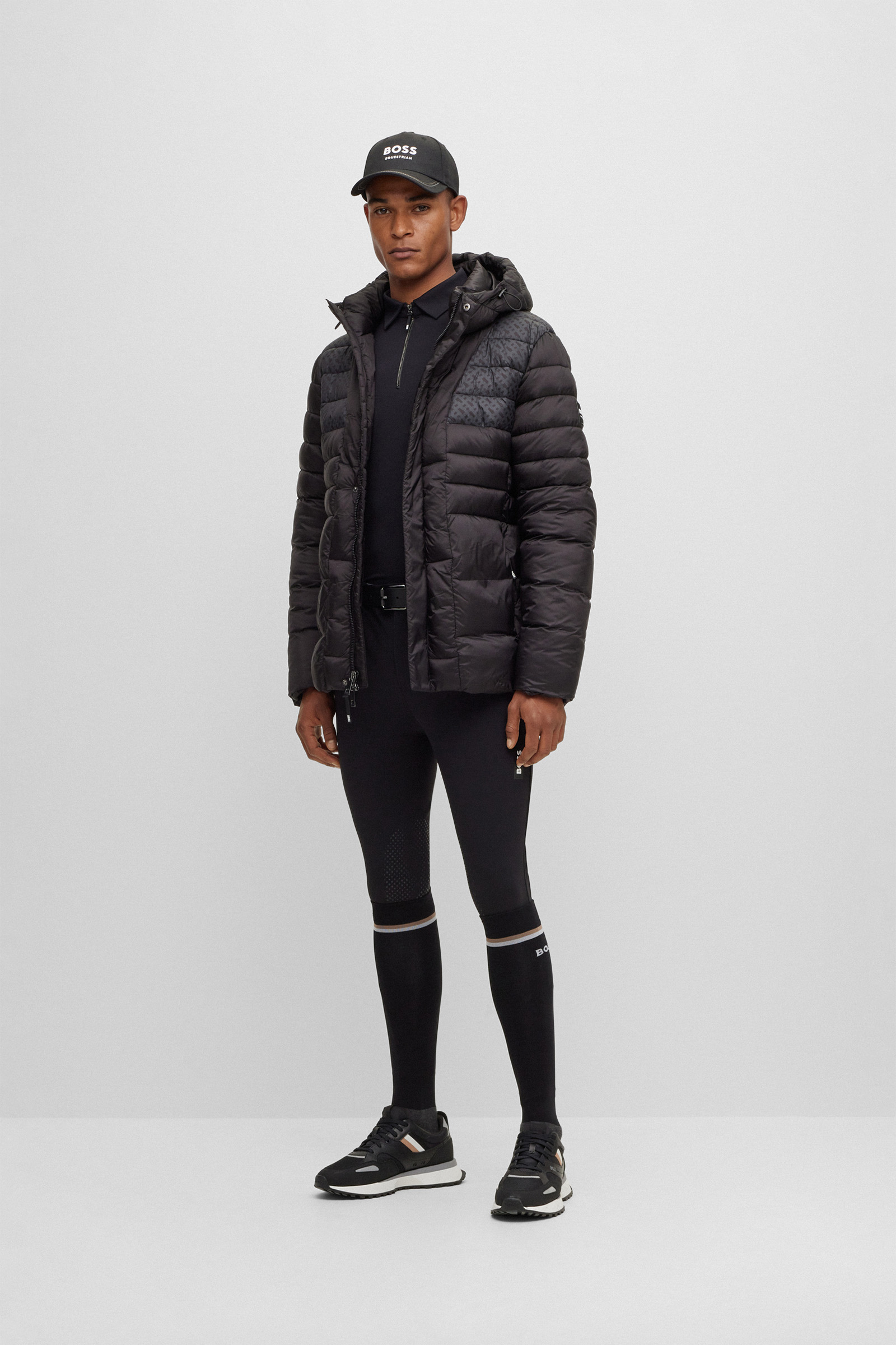 Polo de entrenamiento Boss Elton Signature Stripe para hombre