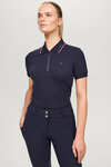 Tommy Hilfiger Equestrian Camden polo con cremallera para mujer