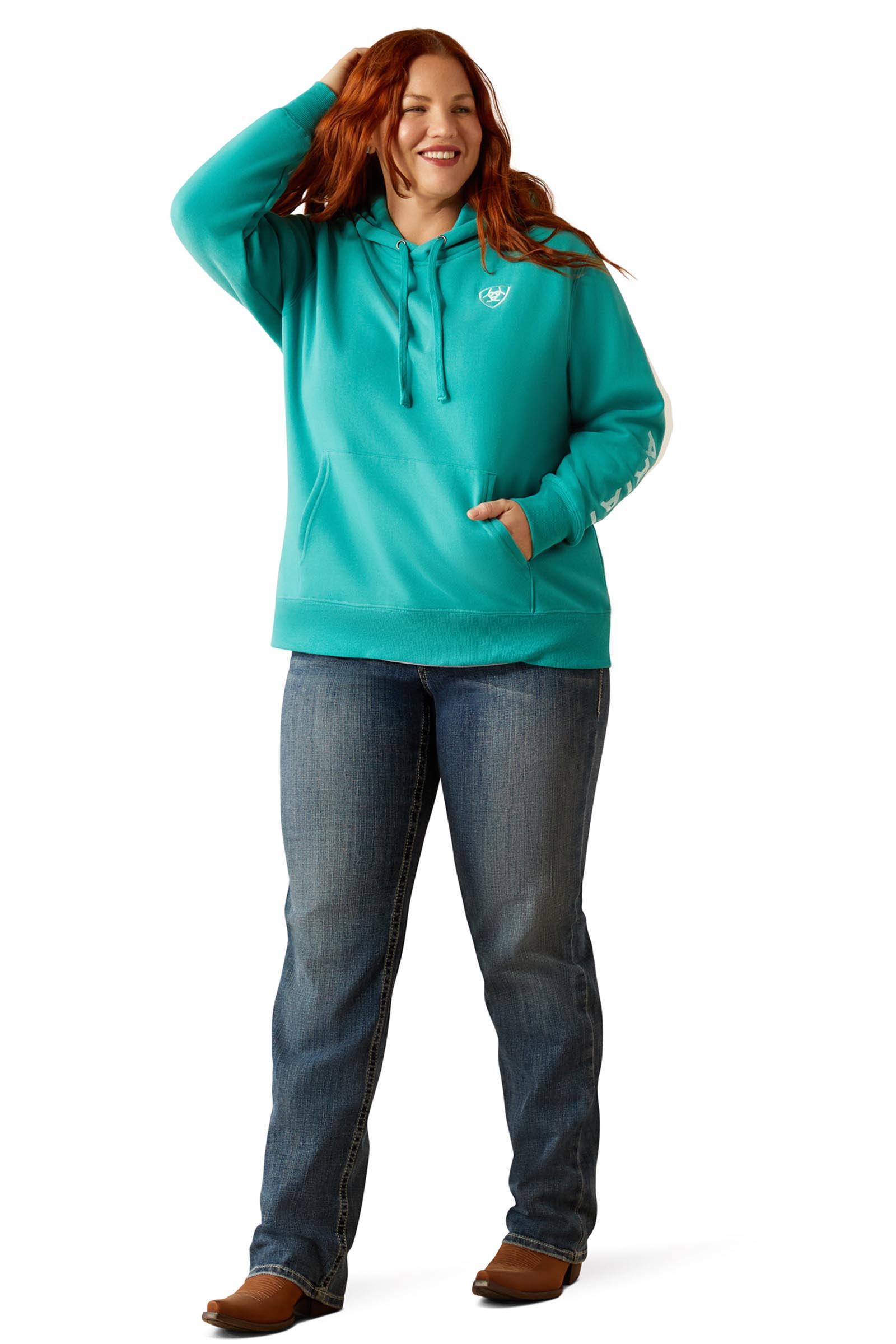 Ariat Logo 2.0 sudadera con capucha para mujer