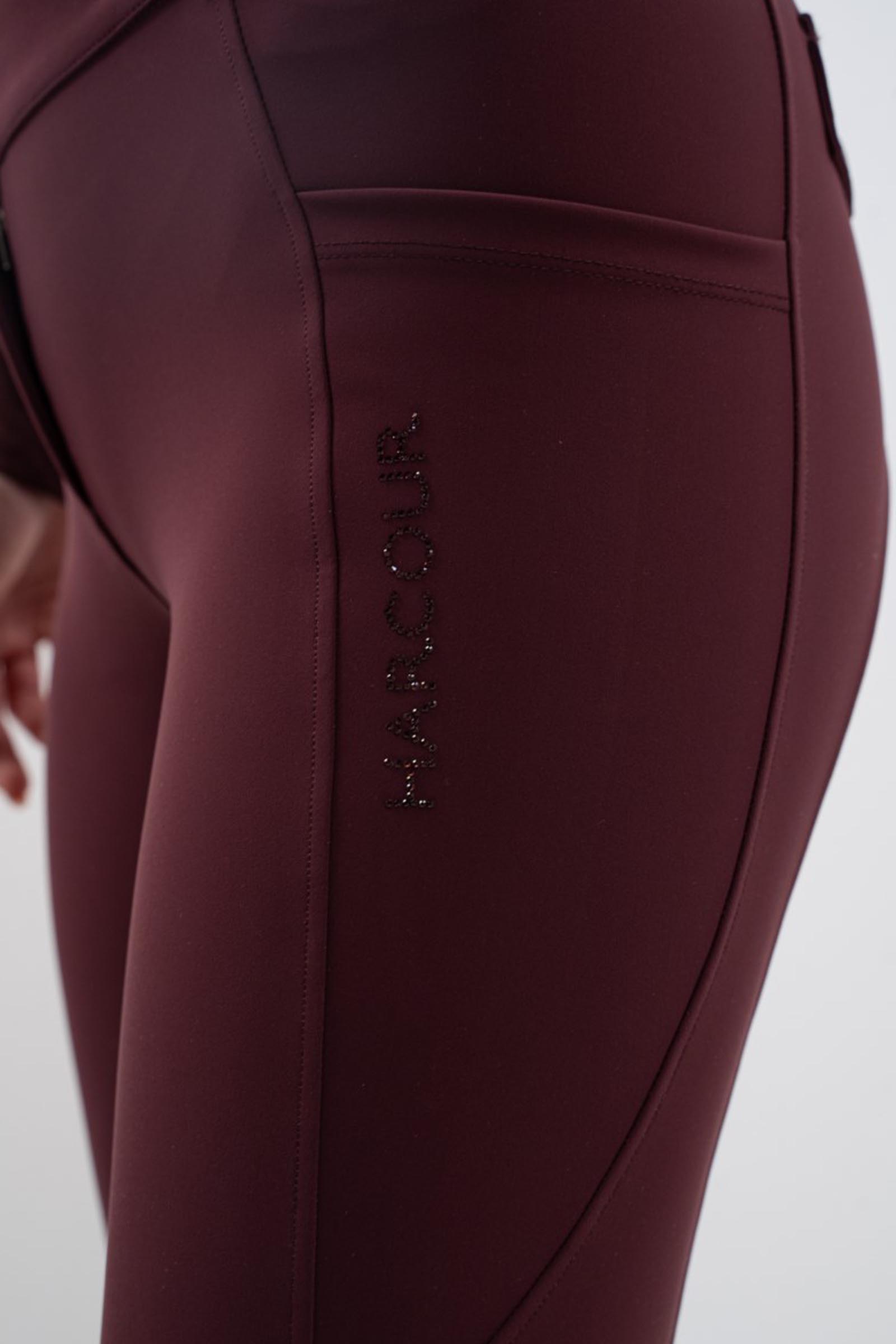 Harcour Luce pantalones de equitaci&oacute;n para mujer con grip en las rodillas