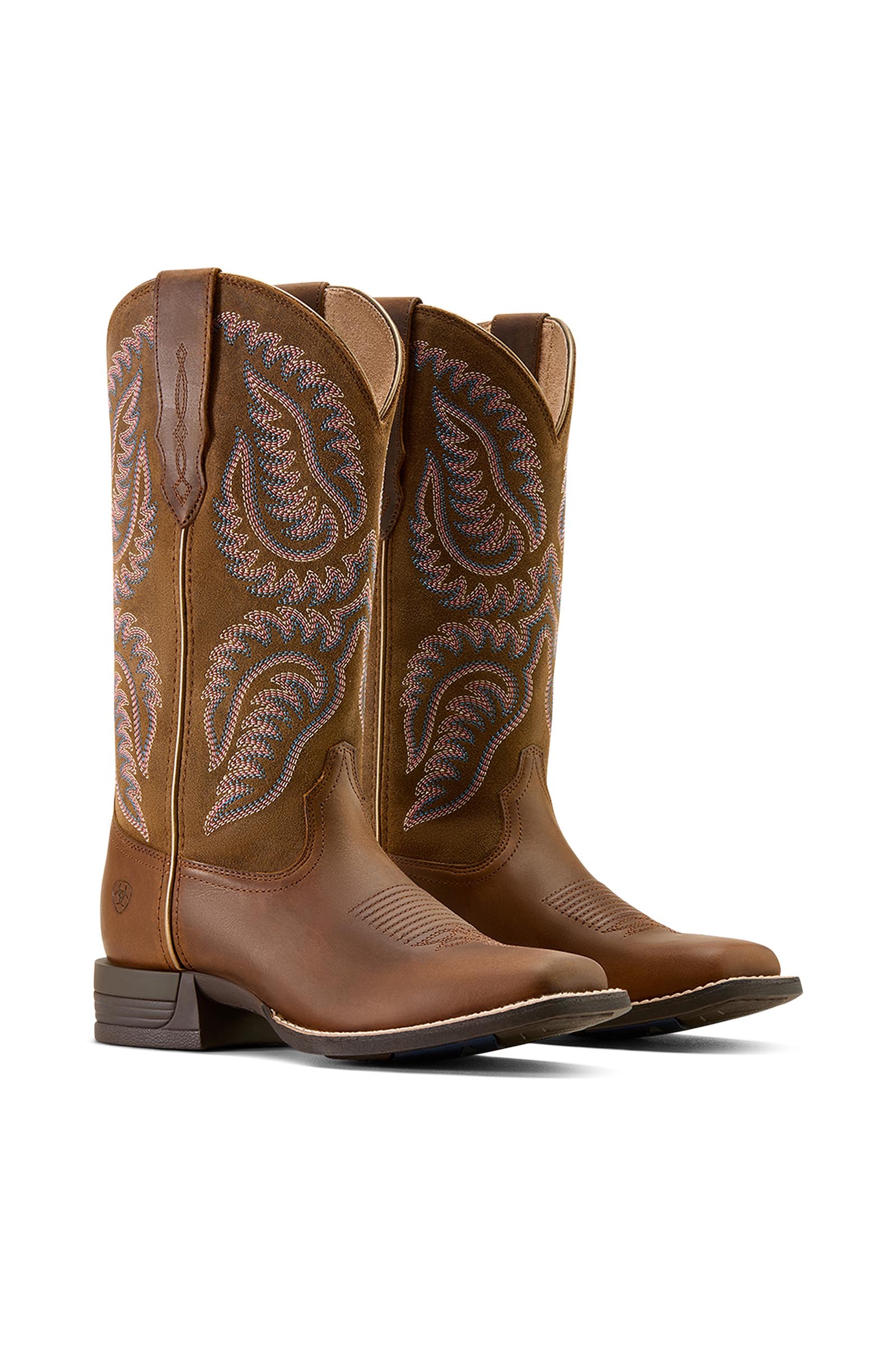 Ariat Mujer Cattle Caite botas western con puntera cuadrada ancha