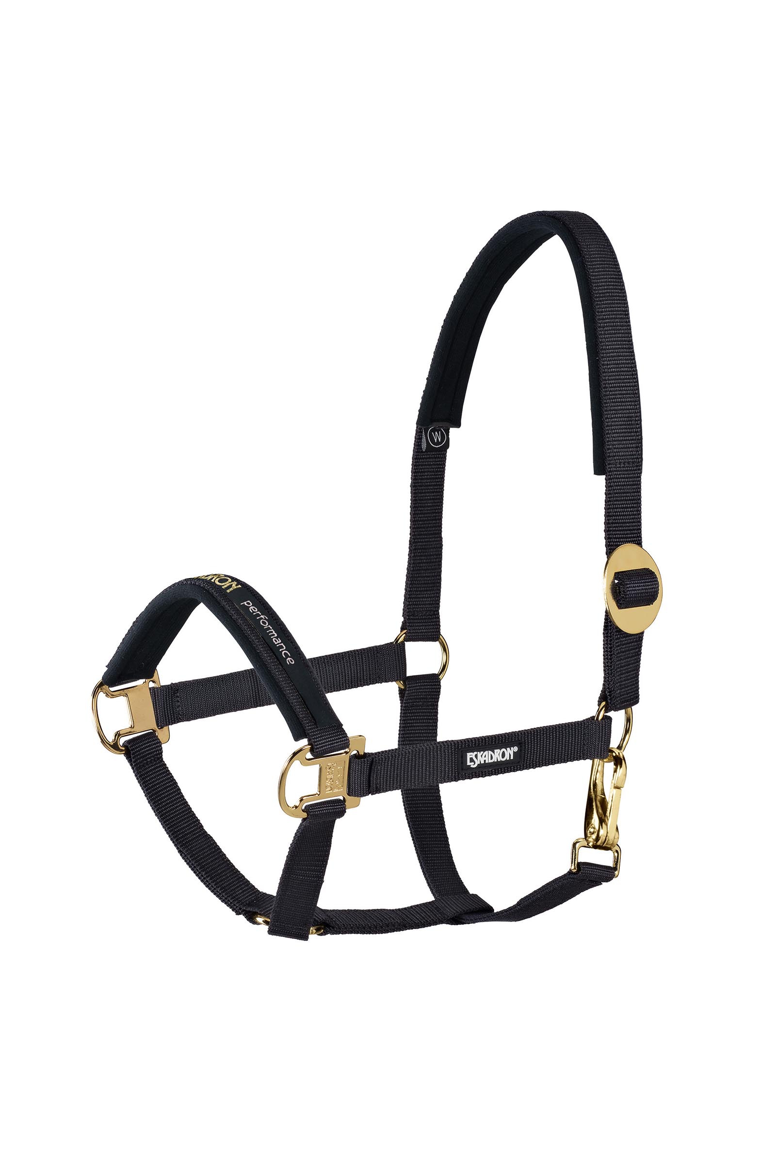 Black Eskadron Halter sliding Buckle