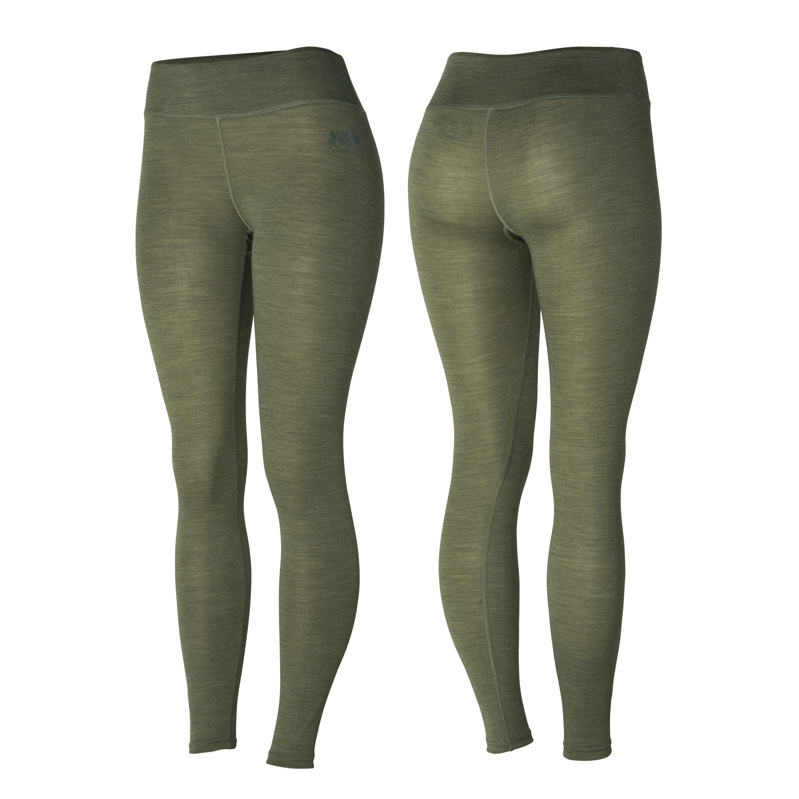 Lichen Dark green MallasInteriores Mezcla de Lana para Mujer B Vertigo Roxie