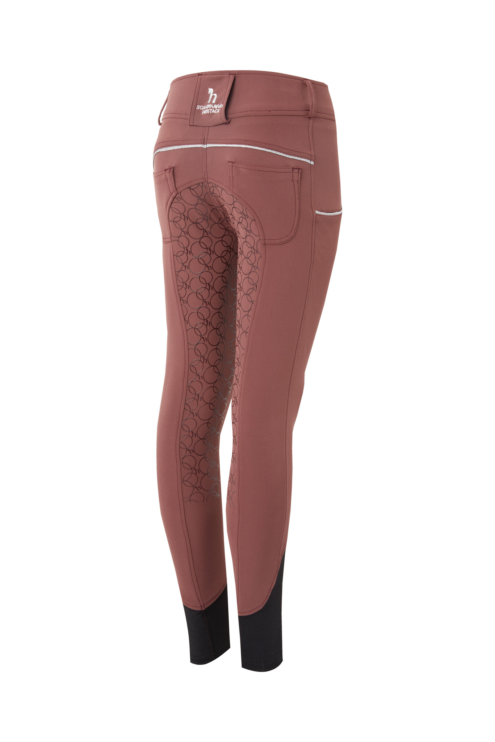 Pantalones de Montar con Agarre Completo de Silicona con Bolsillo para Teléfono para Adolescentes Horze Leighton