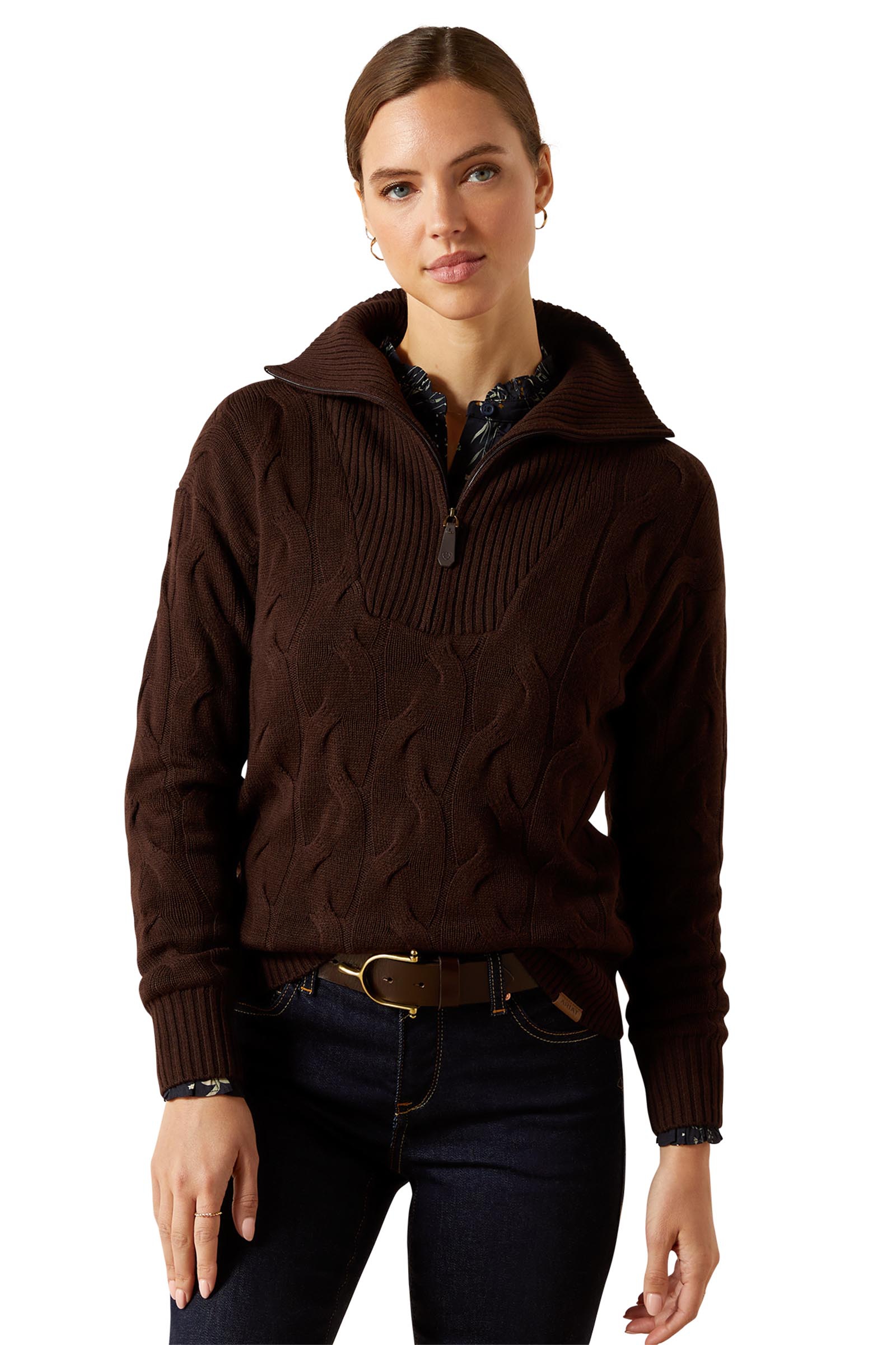 Ariat Alamere Jersey para mujer con cremallera 1/2